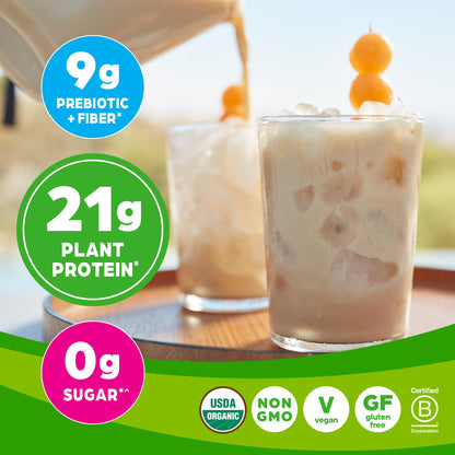 Orgain Organic Vegan Protein Powder, Horchata - 21g of Plant Based Protein, Low Net OrgainUS supplements