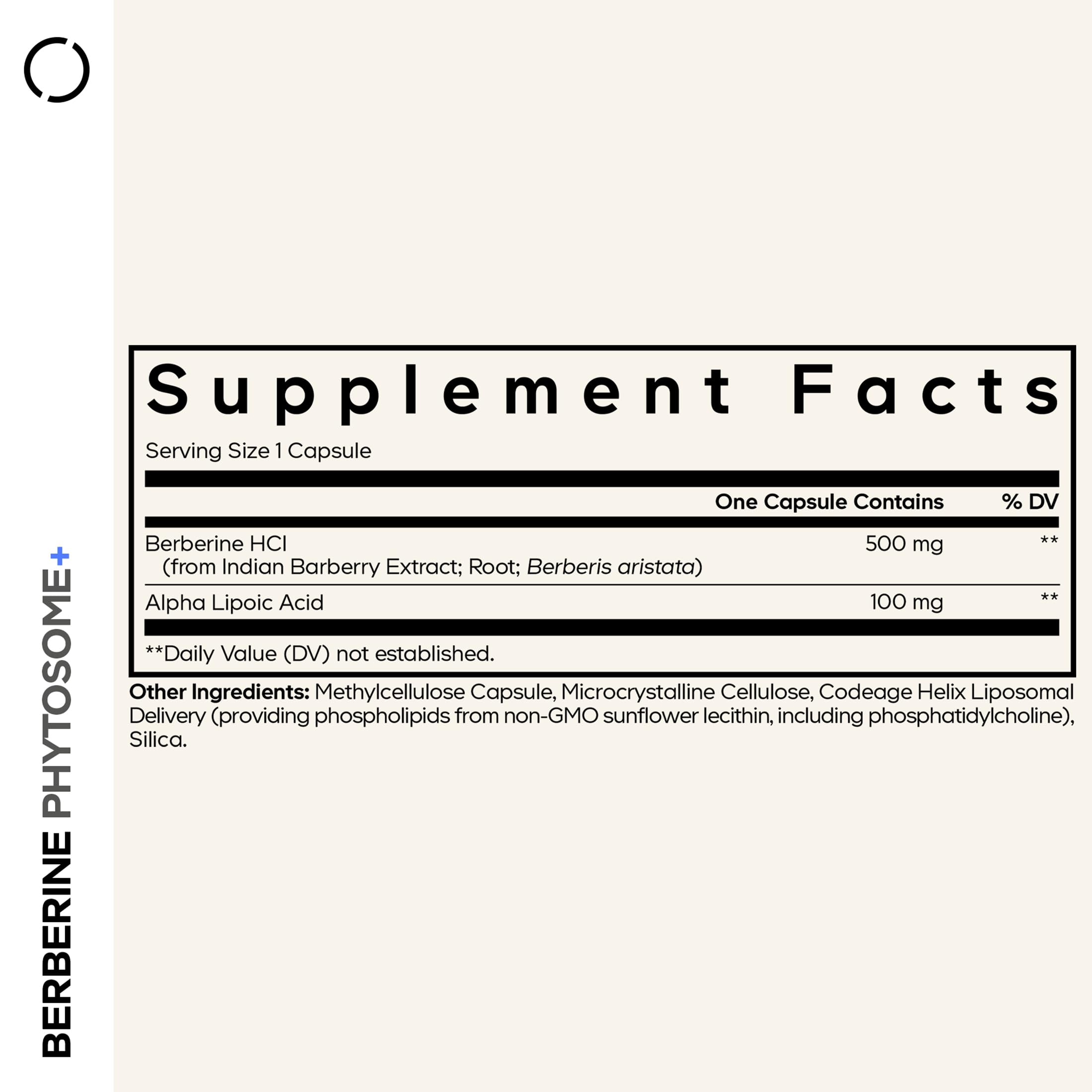 Codeage Berberine Phytosome Supplement - Berberine HCL, Alpha Lipoic Acid, Phospholipid Complex - 2-Month Supply - Berberine HCL - Berberine Hydrochloride - Gluten-Free, Non-GMO - 60 Capsules CodeageAu supplements