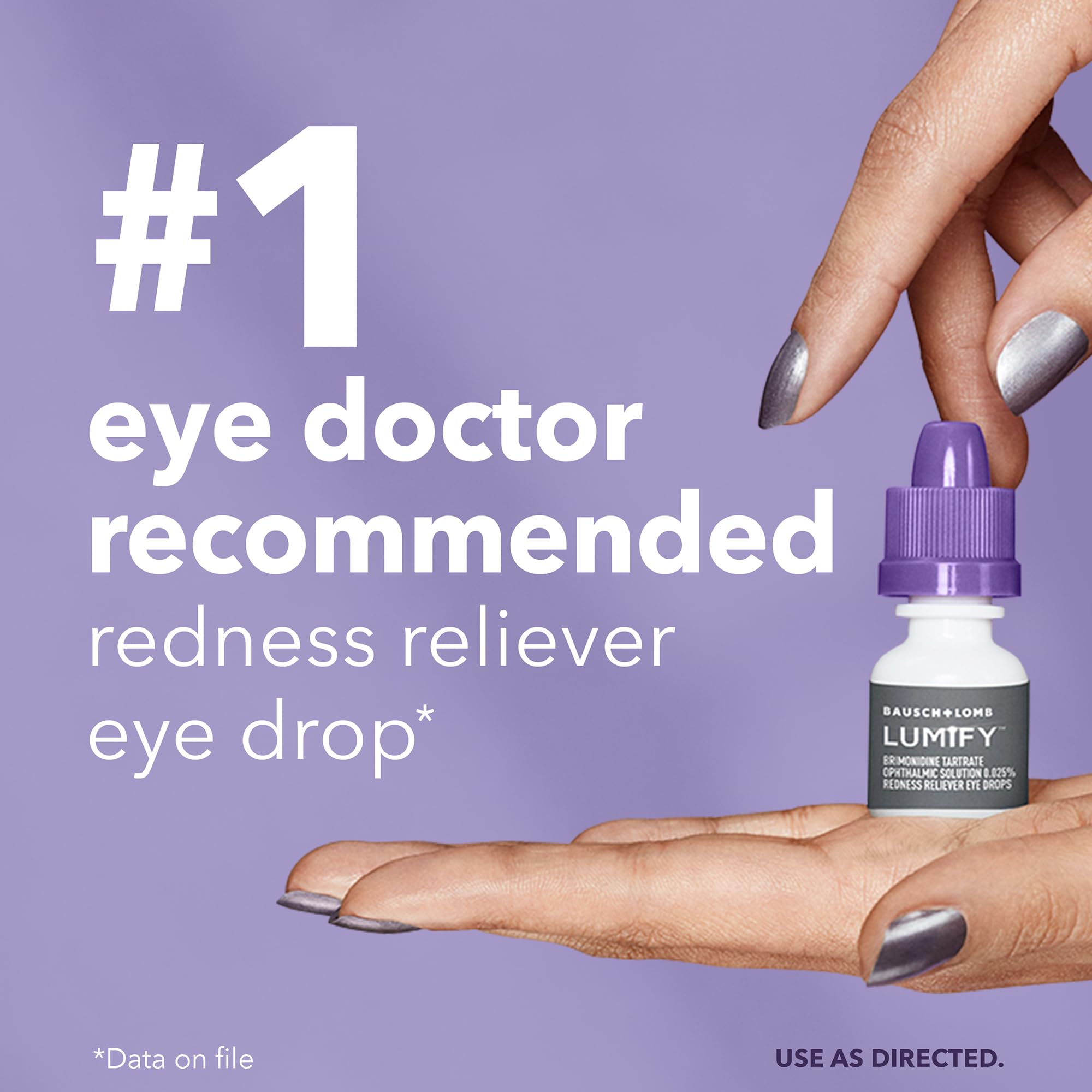 LUMIFY Eye Drops for Red Eyes, Redness Reliever for Brighter Looking Eyes, Works in 1 Minute & Lasts Up to 8 Hours, Eye Drops, 0.17 Fl Oz (5 mL) LUMIFYAu supplements
