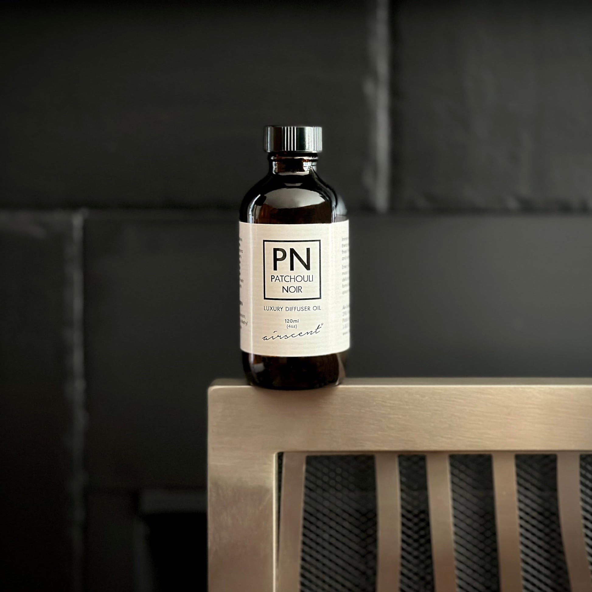 Patchouli Noir Diﬀuser Oil - Air-Scent Aroma and Essential Oil Blend - 120 Milliliter (4 ﬂ oz) Bottle Air-ScentAu supplements