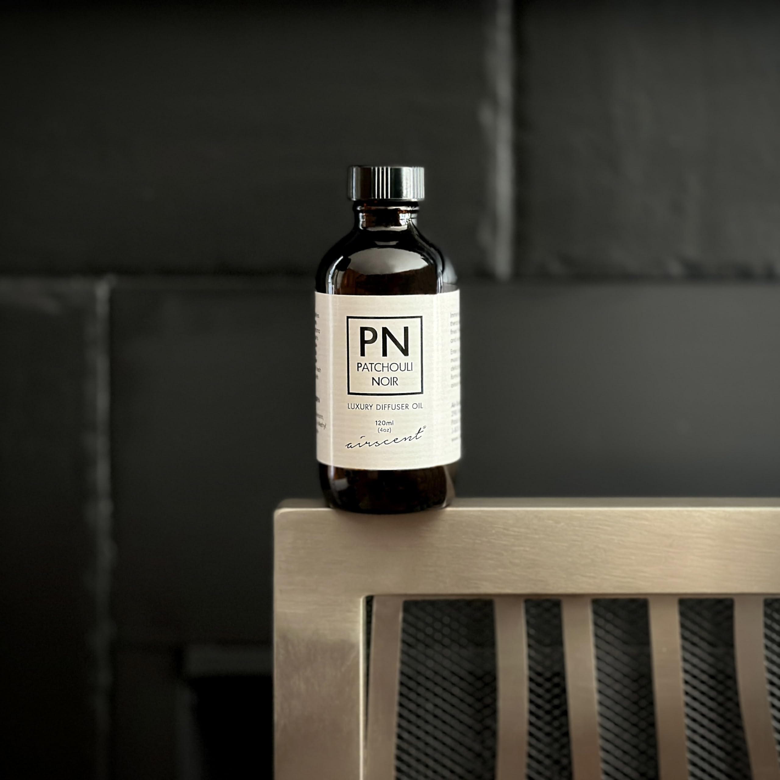 Patchouli Noir Diﬀuser Oil - Air-Scent Aroma and Essential Oil Blend - 120 Milliliter (4 ﬂ oz) Bottle Air-ScentAu supplements
