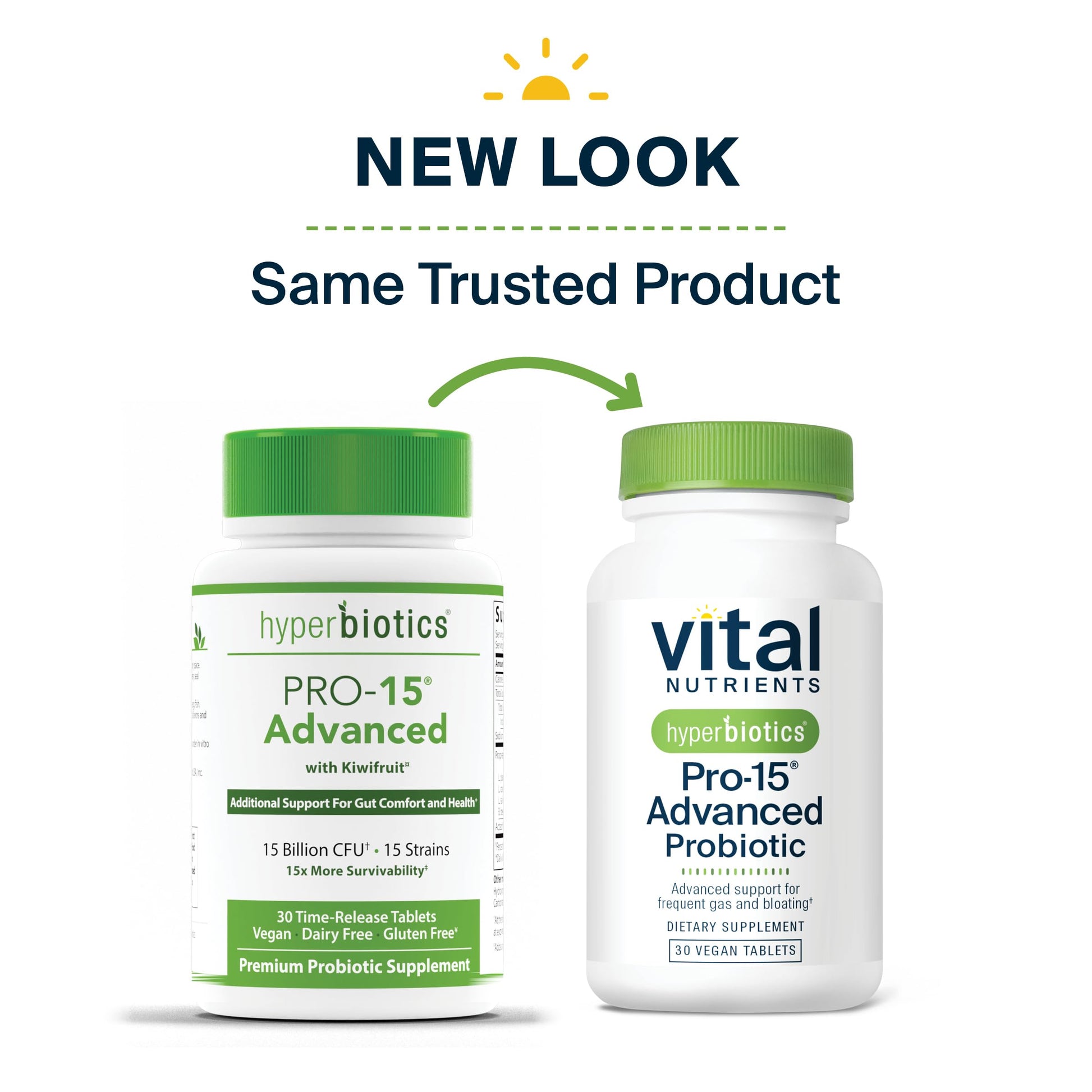 Hyperbiotics Vital Nutrients Pro-15 Advanced Probiotics for Women and Men | 15 Strains + Kiwifruit | Clinically Studied Daily Probiotics for Digestive Health, Gas, & Bloating | 30 Vegan Tablets HyperbioticsAu supplements