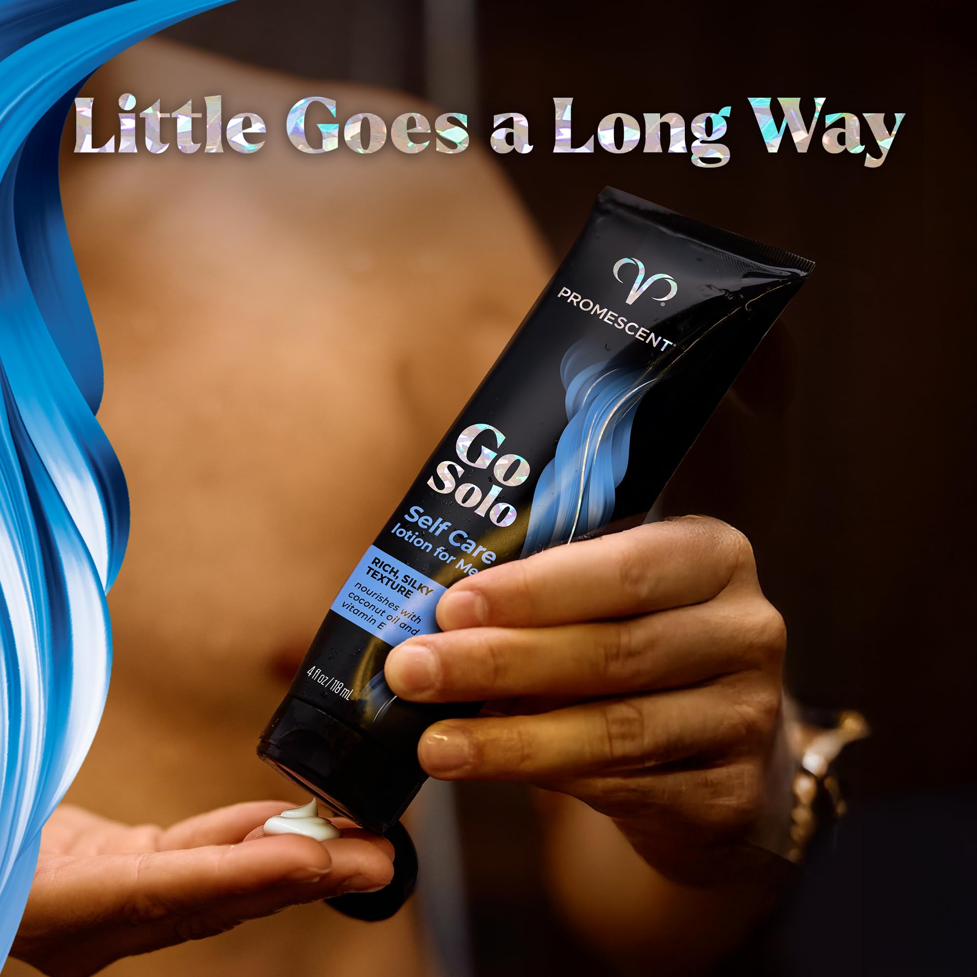 Promescent Go Solo Lotion for Men, Natural Unscented Moisturizing Ingredients with Coconut Oil and Sweet Almond Oil, Creamy Natural Texture, Fast-Absorbing, Made in the USA, 4 fl oz PromescentAu supplements