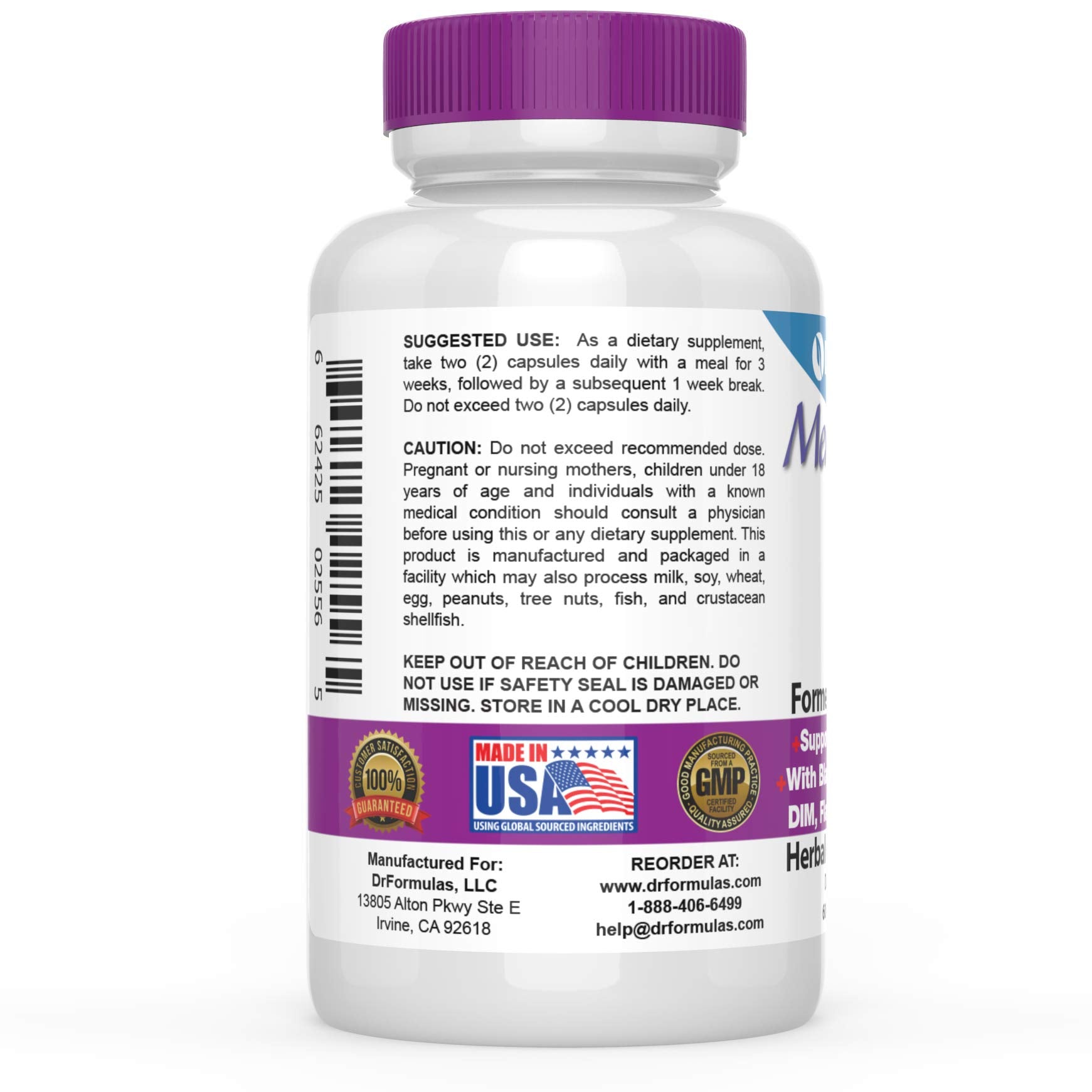 DrFormulas Menopause Supplement for Hot Flashes, Night Sweats, and Mood Swings Relief with DIM, Dong Quai, Black Cohosh, 60 Count DrFormulasAu supplements