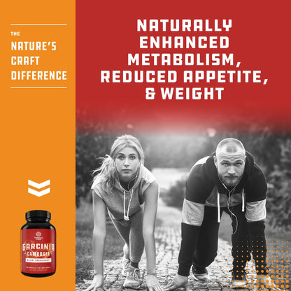 Pure Garcinia Cambogia Weight Loss Pills 95% HCA - Garcinia Cambogia Extract Herbal Supplement Natures CraftUS supplements