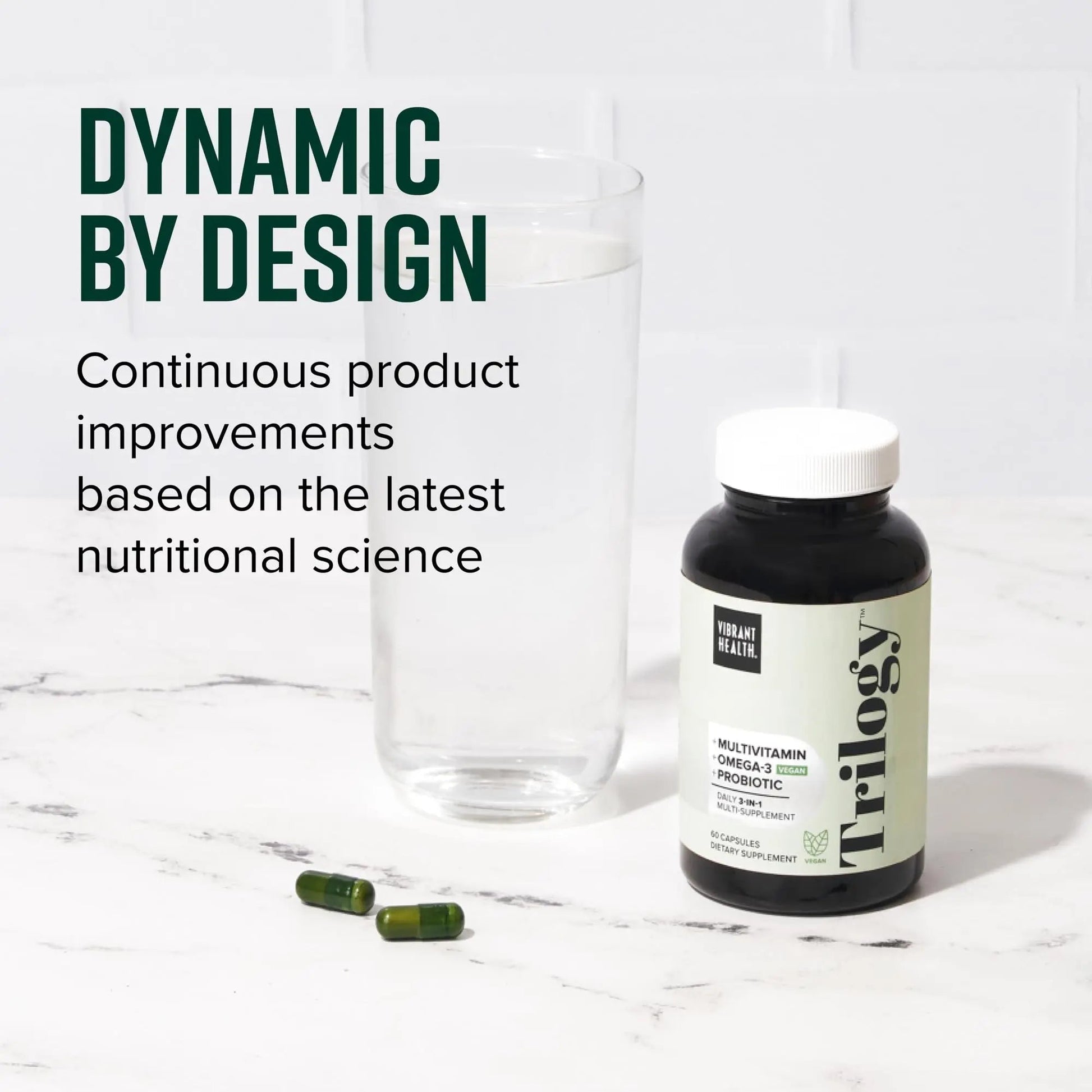 Vibrant Health, Trilogy Vegan, Probiotic Multivitamin with an Essential Blend of Omega-3 from Vegan Algal Oil, Vitamin A, B12, C, D3, E Vibrant HealthAu supplements