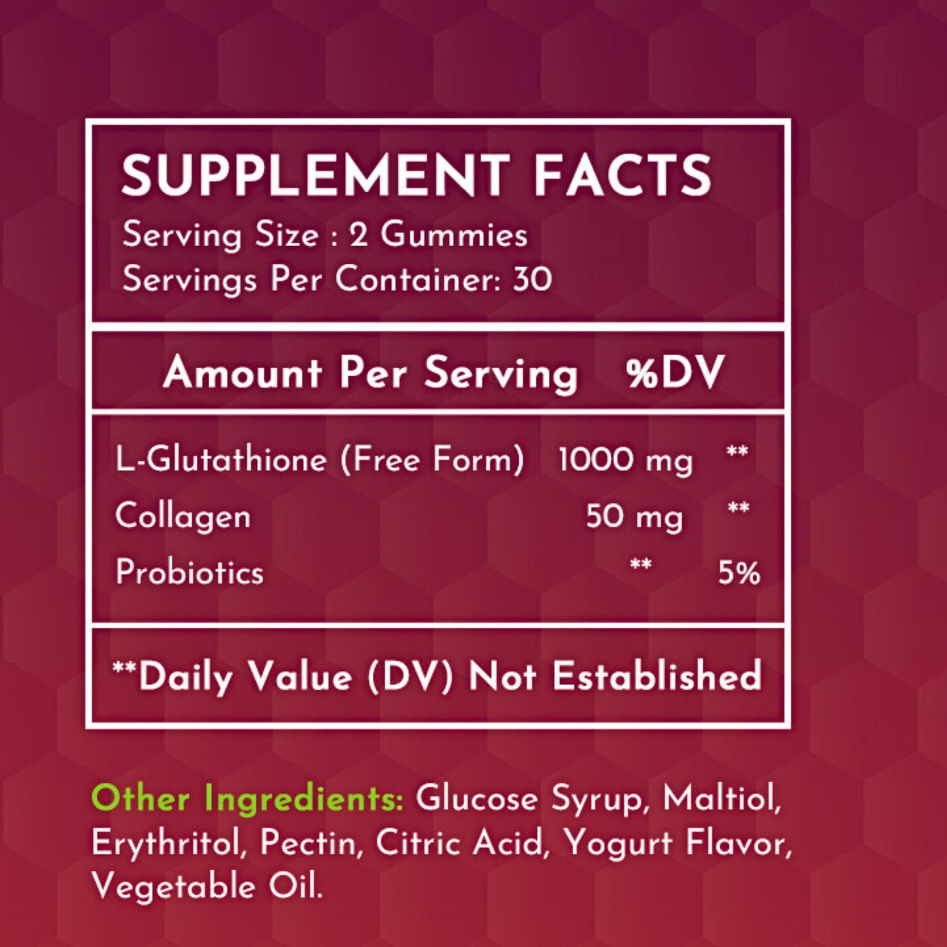 2 Pack Glutathione Gummies | with Marine Collagen | 1050mg per Serving | Antioxidant Support SunshyneAu supplements