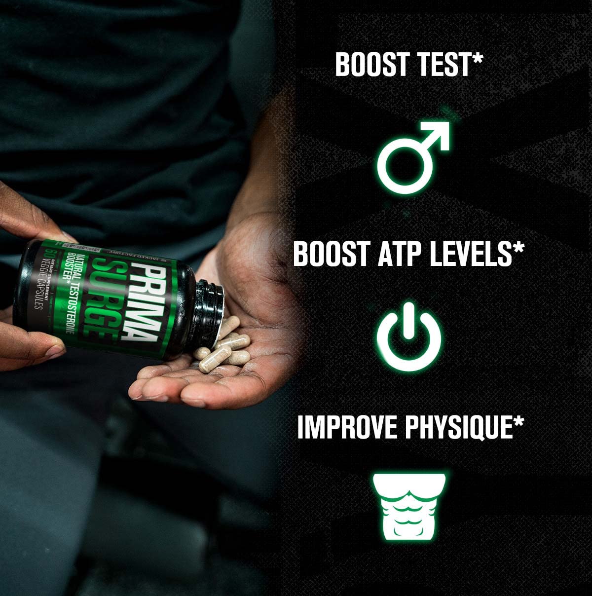 Jacked Factory Androsurge Estrogen Blocker for Men + Primasurge Testosterone Booster Jacked FactoryAu supplements