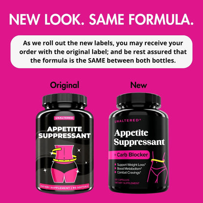 UNALTERED Appetite Suppressant for Women - Combat Cravings, Bloating, & Support Weight Loss UNALTEREDUS supplements