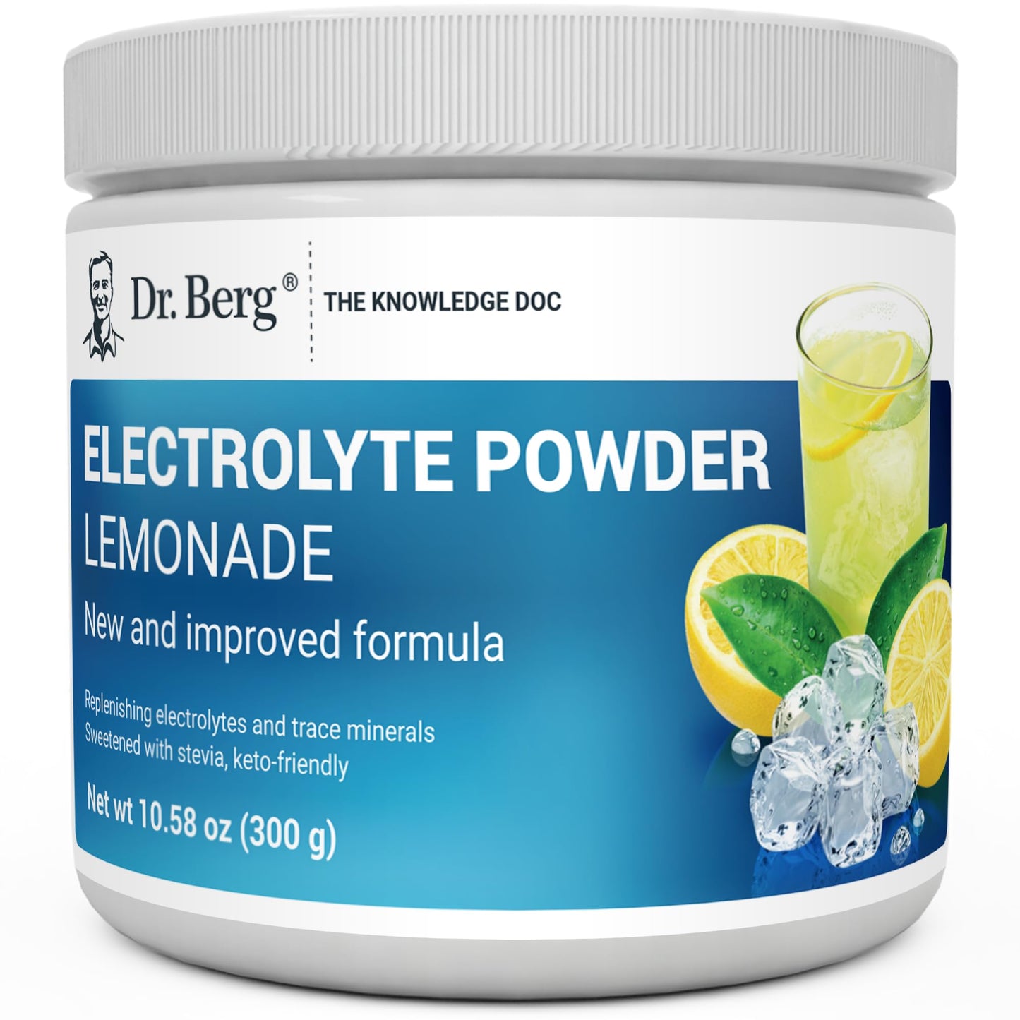 Dr. Berg Hydration Keto Electrolyte Powder - Enhanced w/ 1,000mg of Potassium & Real Dr. Berg NutritionalsUS supplements