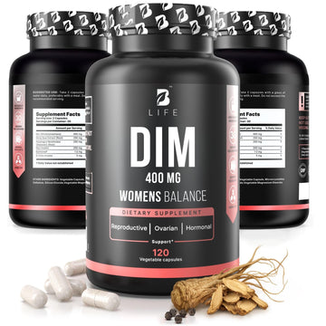 B Life Company DIM Supplement 400 mg with Myo & D-Chiro Inositol, Dong Quai – Hormone Balance for Women – Fertility Supplements – Inositol Supplement - 120 Caps B Life CompanyAu supplements