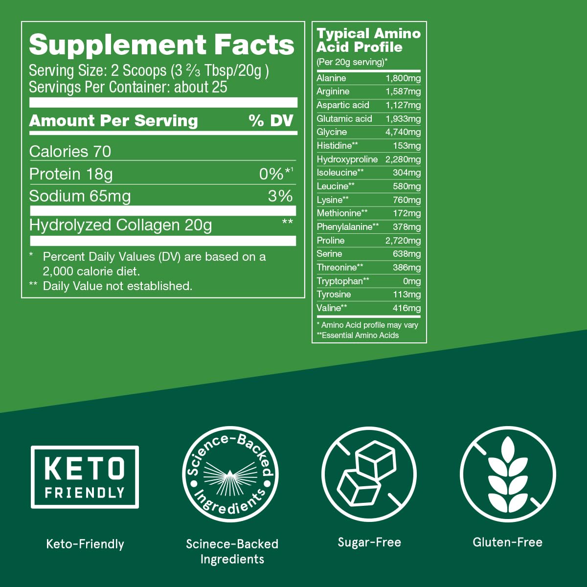 Bulletproof Unflavored Collagen Protein Powder, 17.6 Ounces, Grass-Fed Collagen Peptides BulletproofAu supplements