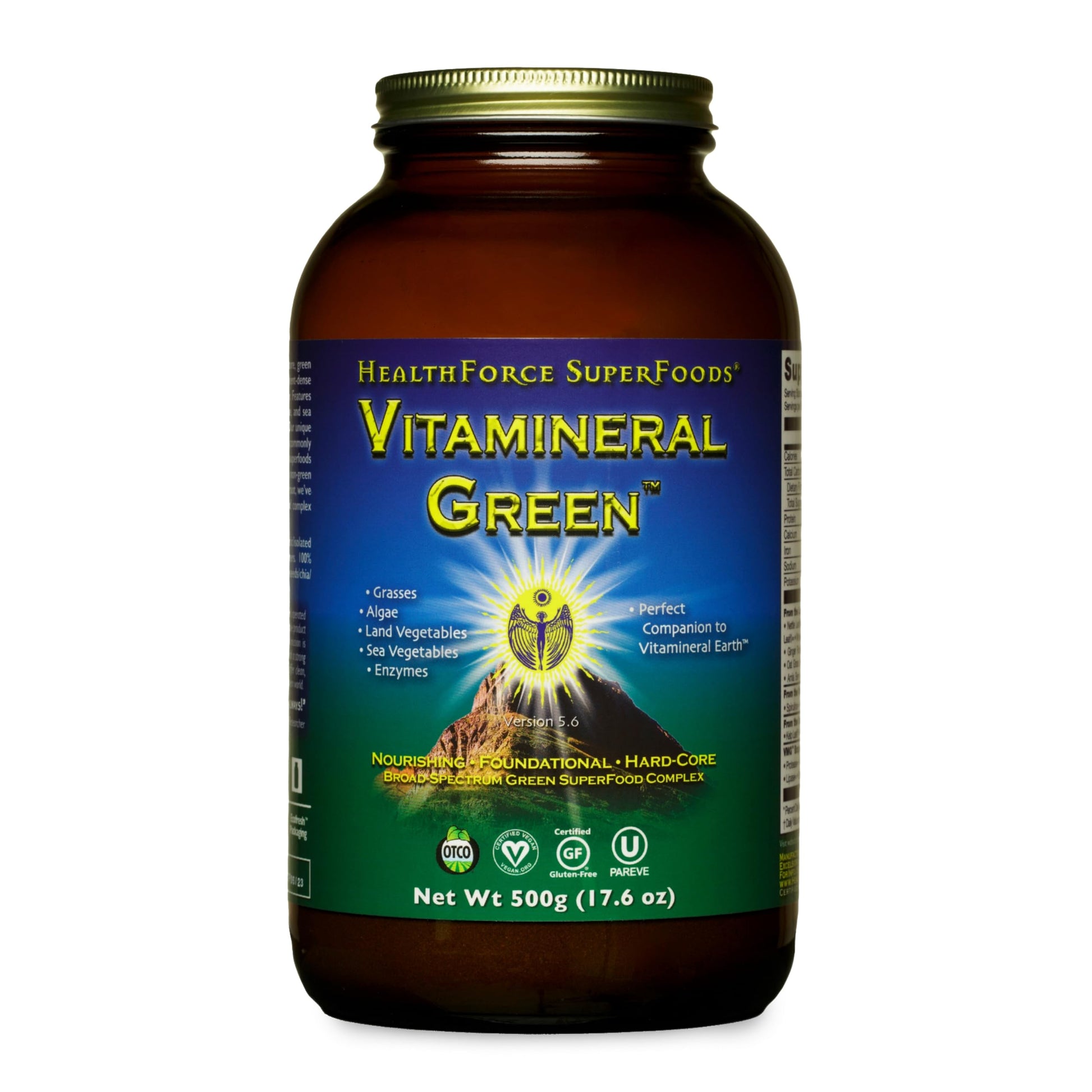 HEALTHFORCE SUPERFOODS Vitamineral Green - Mineral Supplement for Immune & Thyroid Support - Green Powder Supplement with Ingredients from The Land - Gluten-Free & Vegan - 500 Grams HEALTHFORCE SUPERFOODSAu supplements