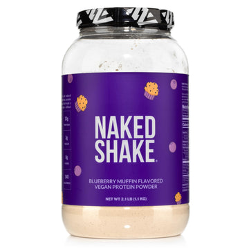 Naked Shake - Blueberry Muffin Protein Powder - Flavored Plant Based Protein Naked NutritionUS supplements