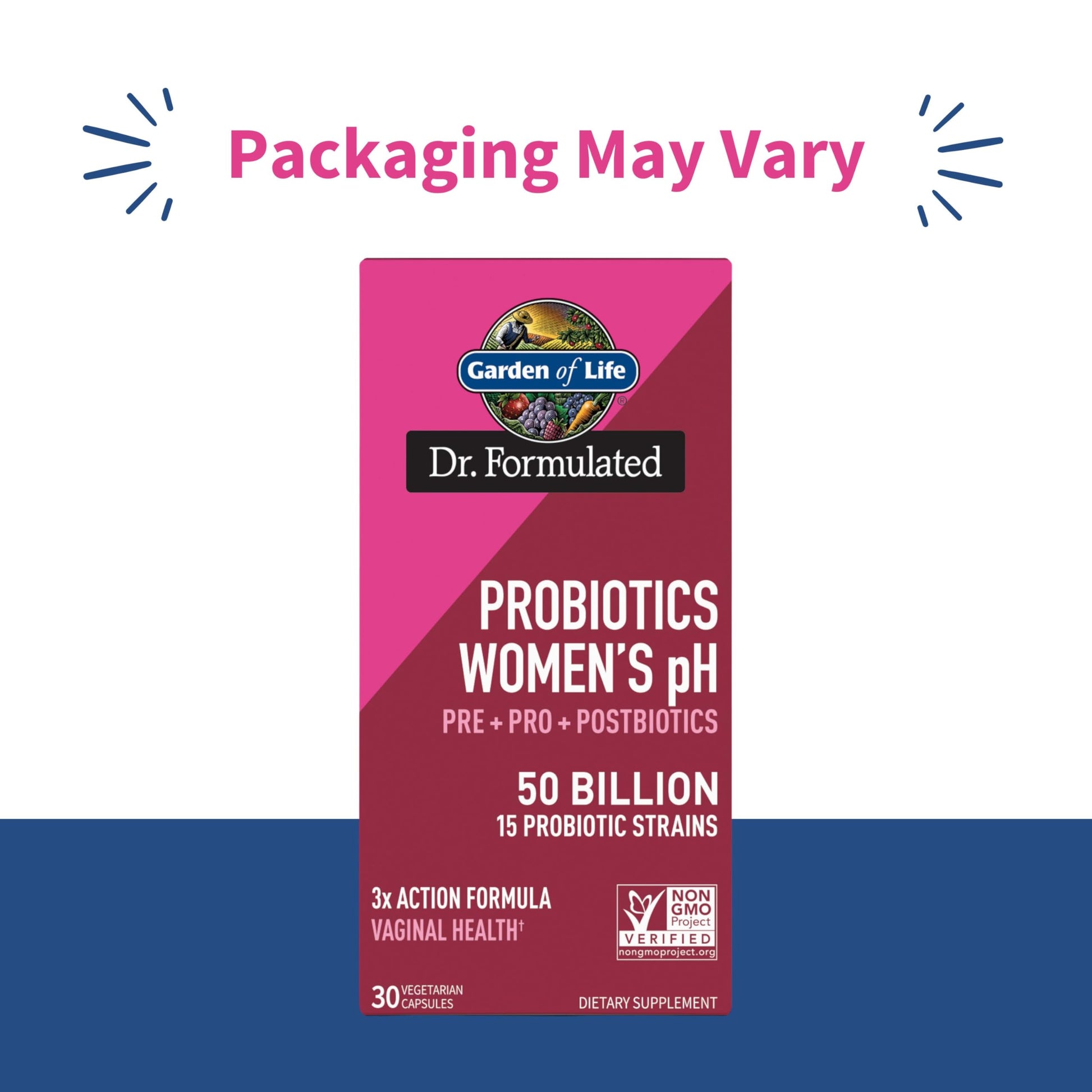 Garden of Life Dr Formulated Once Daily 3-in-1 Complete Prebiotics, Postbiotics & Probiotics for Women, PRE + PRO + POSTBIOTIC Supplement for Women’s Digestive, Immune & Vaginal Health, 30 Day Supply Garden of LifeAu supplements