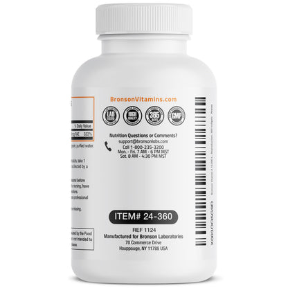 Bronson Vitamin A 10,000 IU Premium Non-GMO Formula Supports Healthy Vision & Immune System and Healthy Growth & Reproduction, 360 Softgels BronsonUS supplements