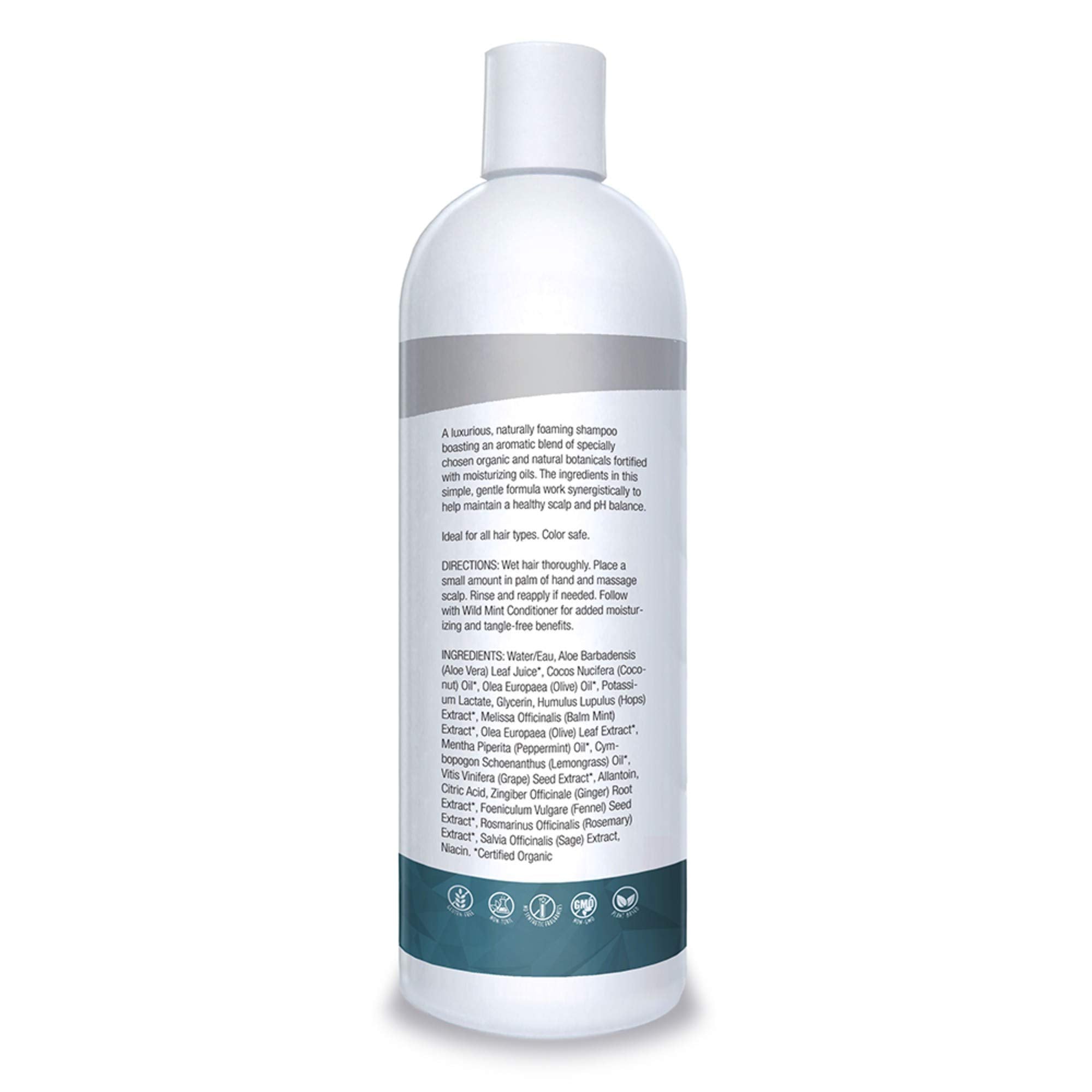 Organic Excellence Wild Mint Shampoo - 16 oz Organic ExcellenceAu supplements