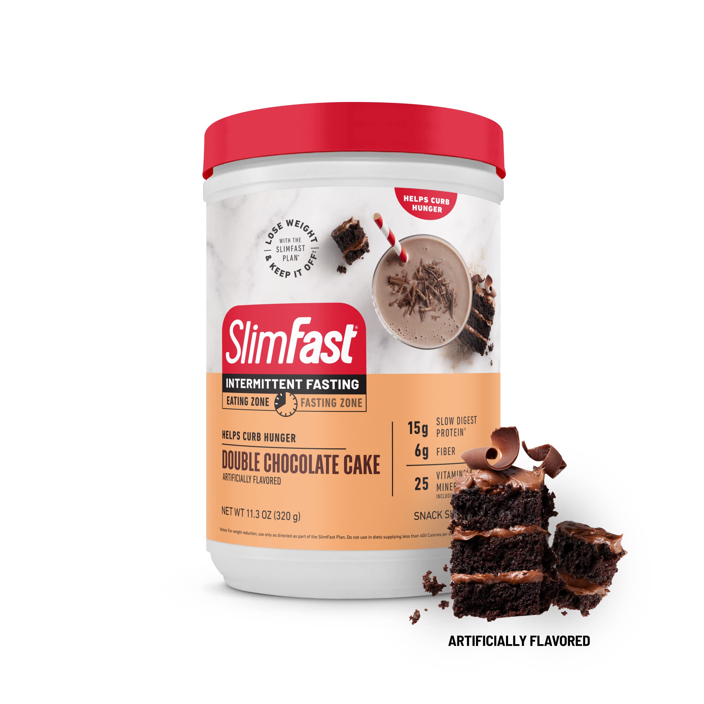 SlimFast Intermittent Fasting, Casein Protein Powder, Biotin with Vitamin & Mineral Bend SlimFastAu supplements