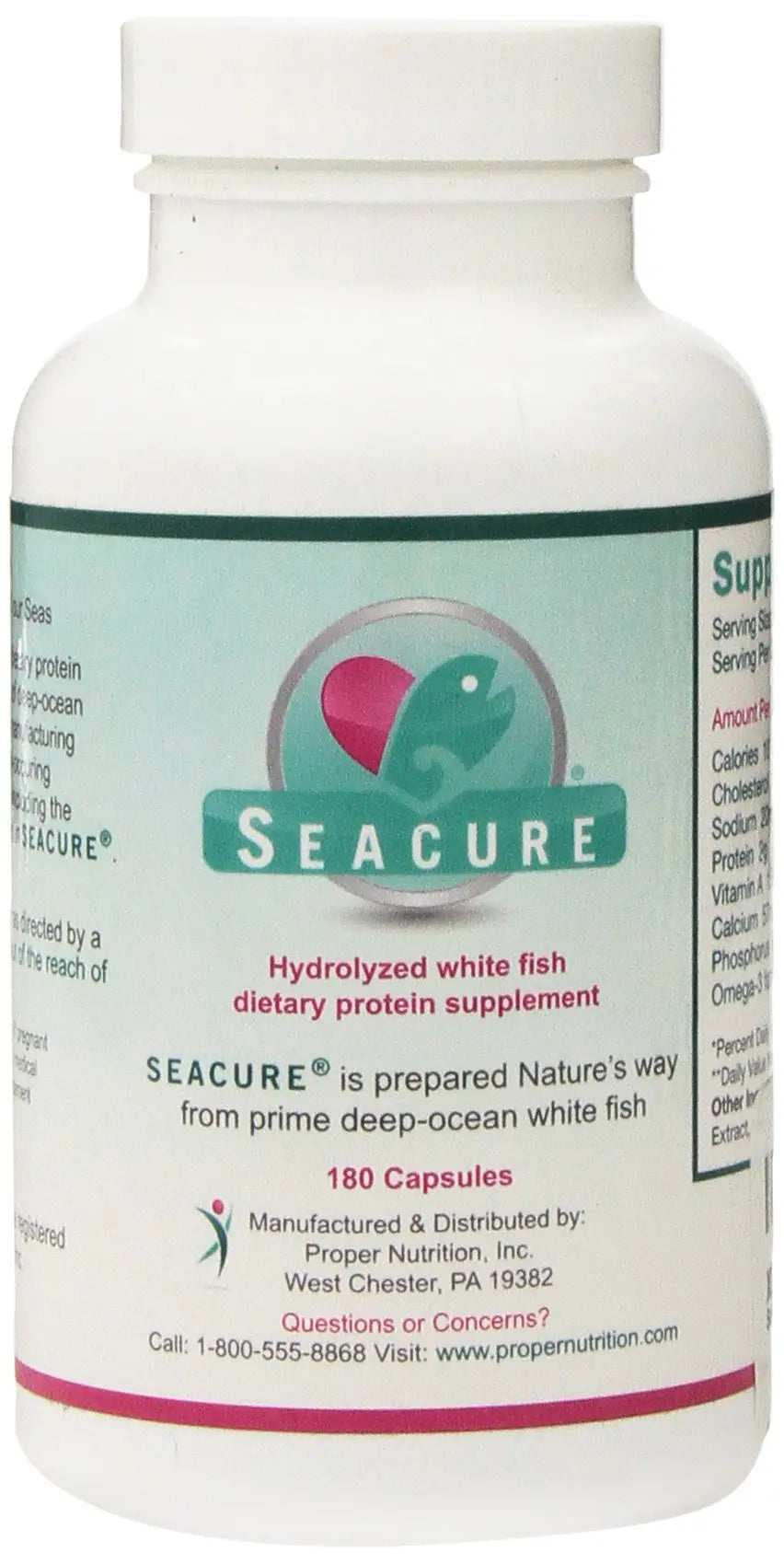 Seacure 180 Capsules Proper NutritionAu supplements