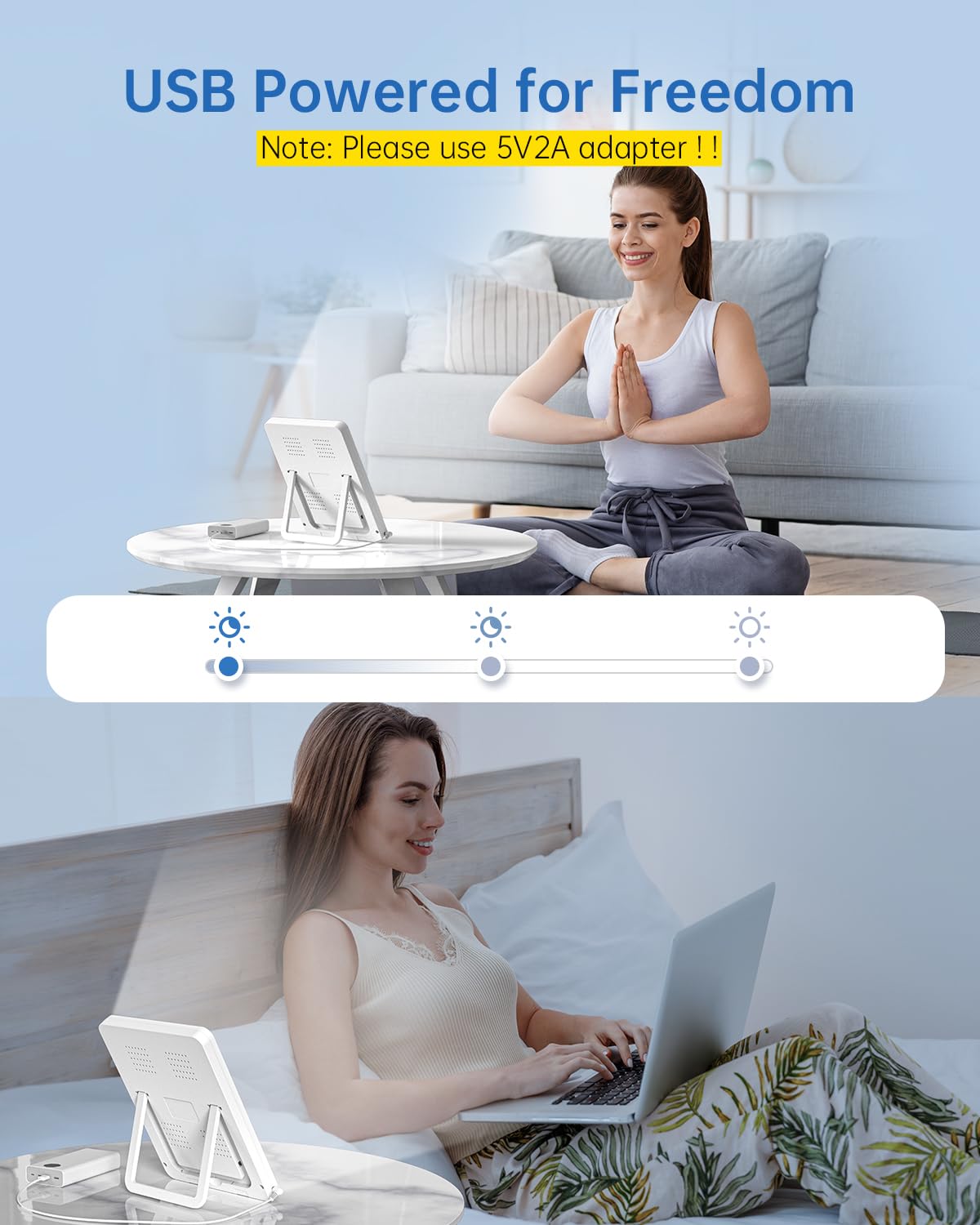 SUXIO Light Therapy Lamp - 10000 Lux Therapy Light, 3 Timing & Mode Happy Lamp SUXIOAu supplements