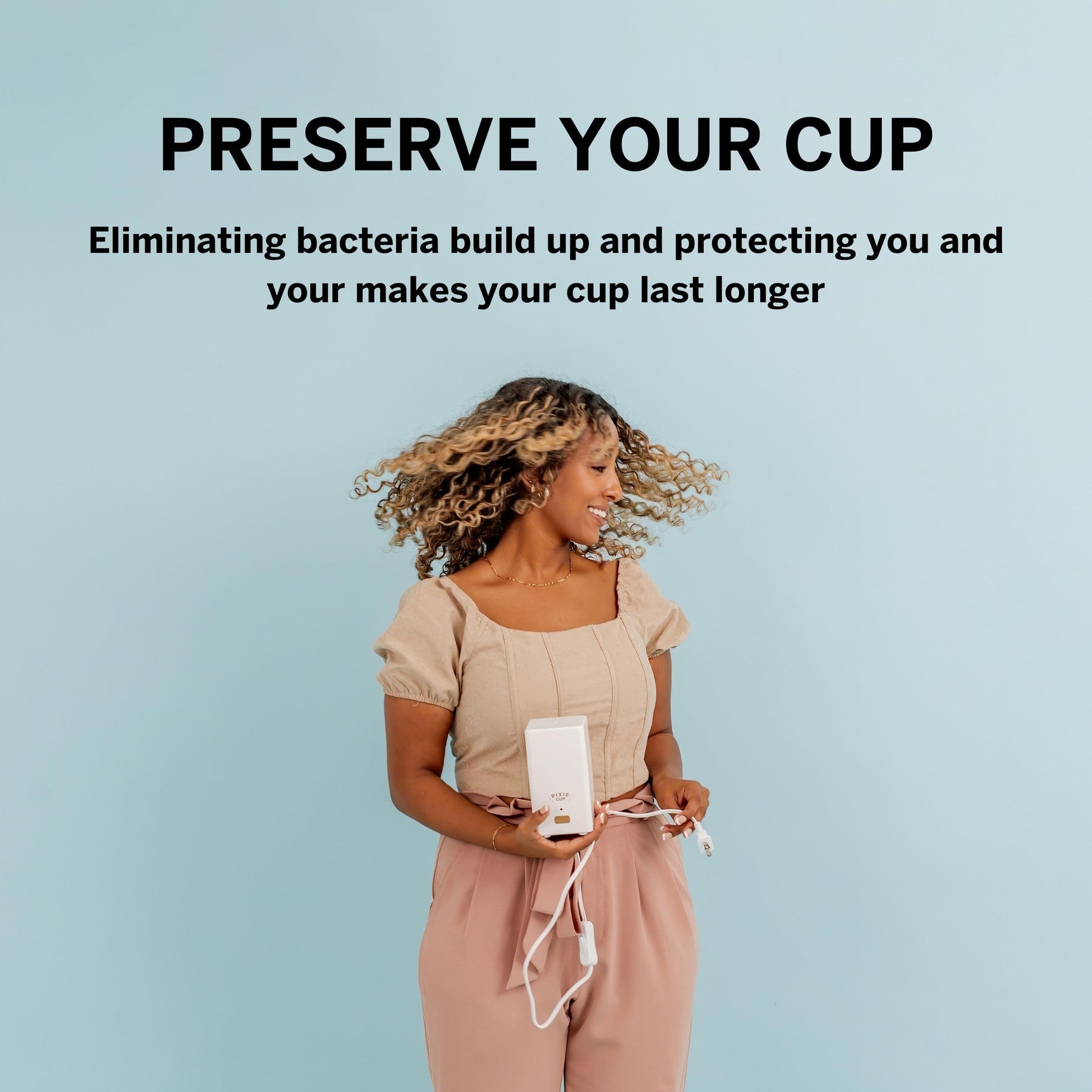 Pixie Menstrual Cup Steamer Sterilizer with A Small Period Cup - Ranked 1 for Most Comfortable Reusable Pixie CupAu supplements