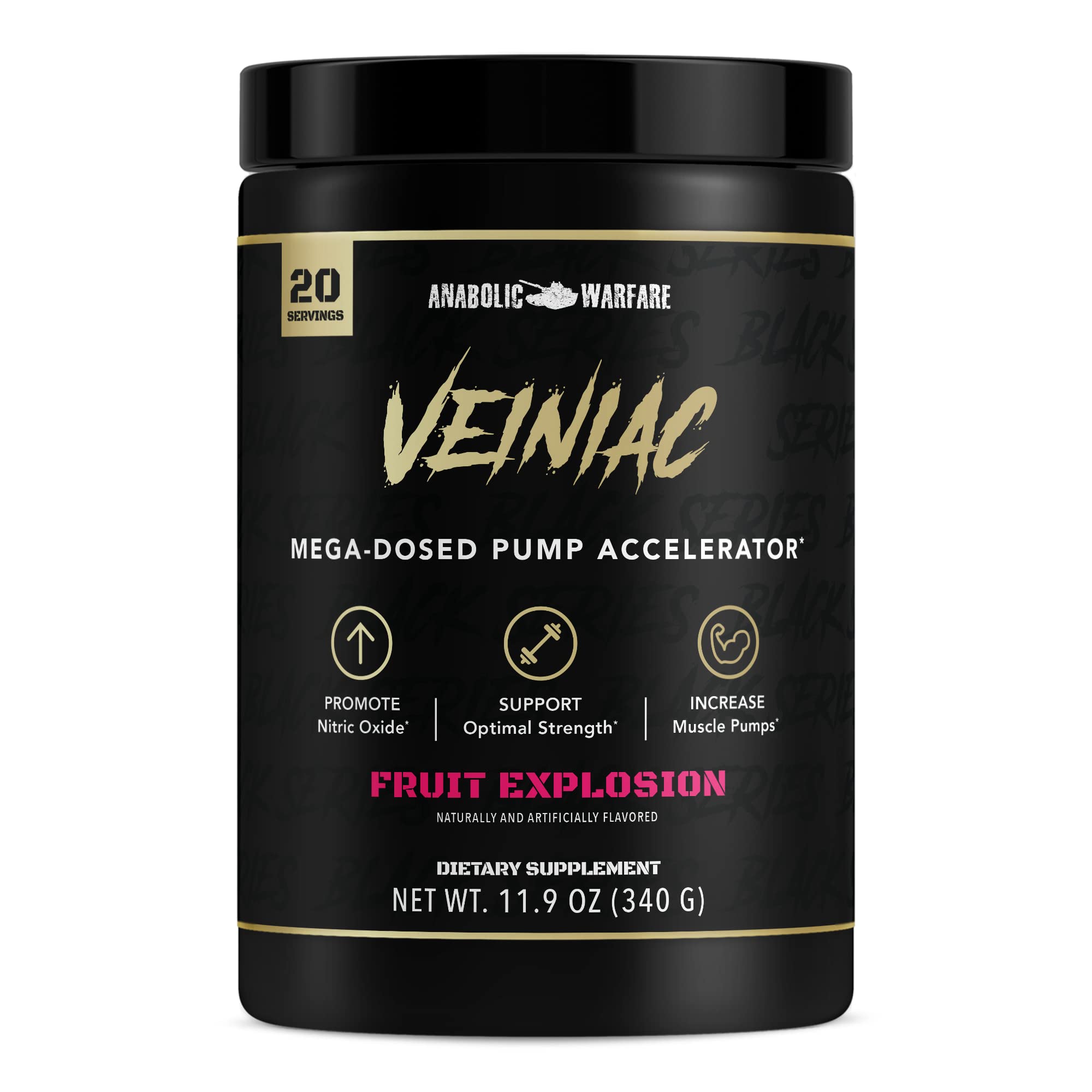 Anabolic Warfare Veiniac Muscle Pump Activator Supplement Stimulant Free Pre-Workout Anabolic WarfareAu supplements