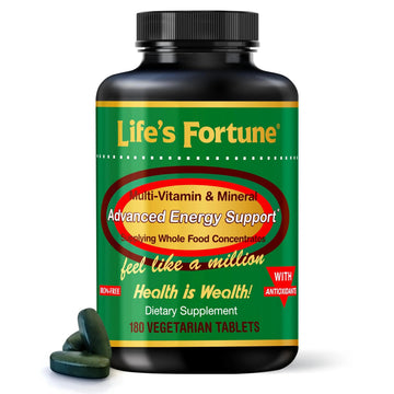 Life's Fortune Multivitamin & Mineral Supplement, Daily Natural Energy Source for Men & Women, with Superfood Greens Life's FortuneAu supplements