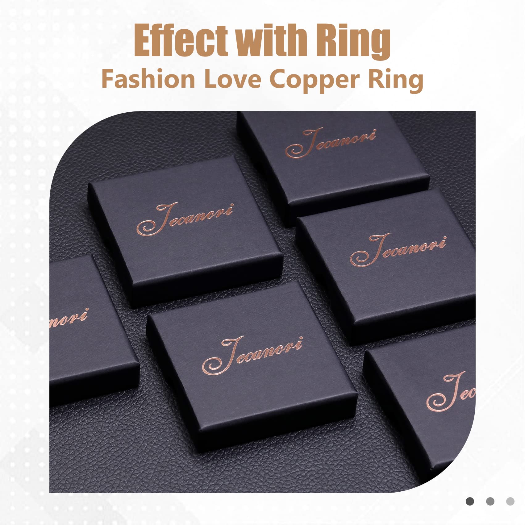 Jecanori Copper Rings for Women,Magnetic Ring Adjustable Love Heart Copper Rings JecanoriUS supplements
