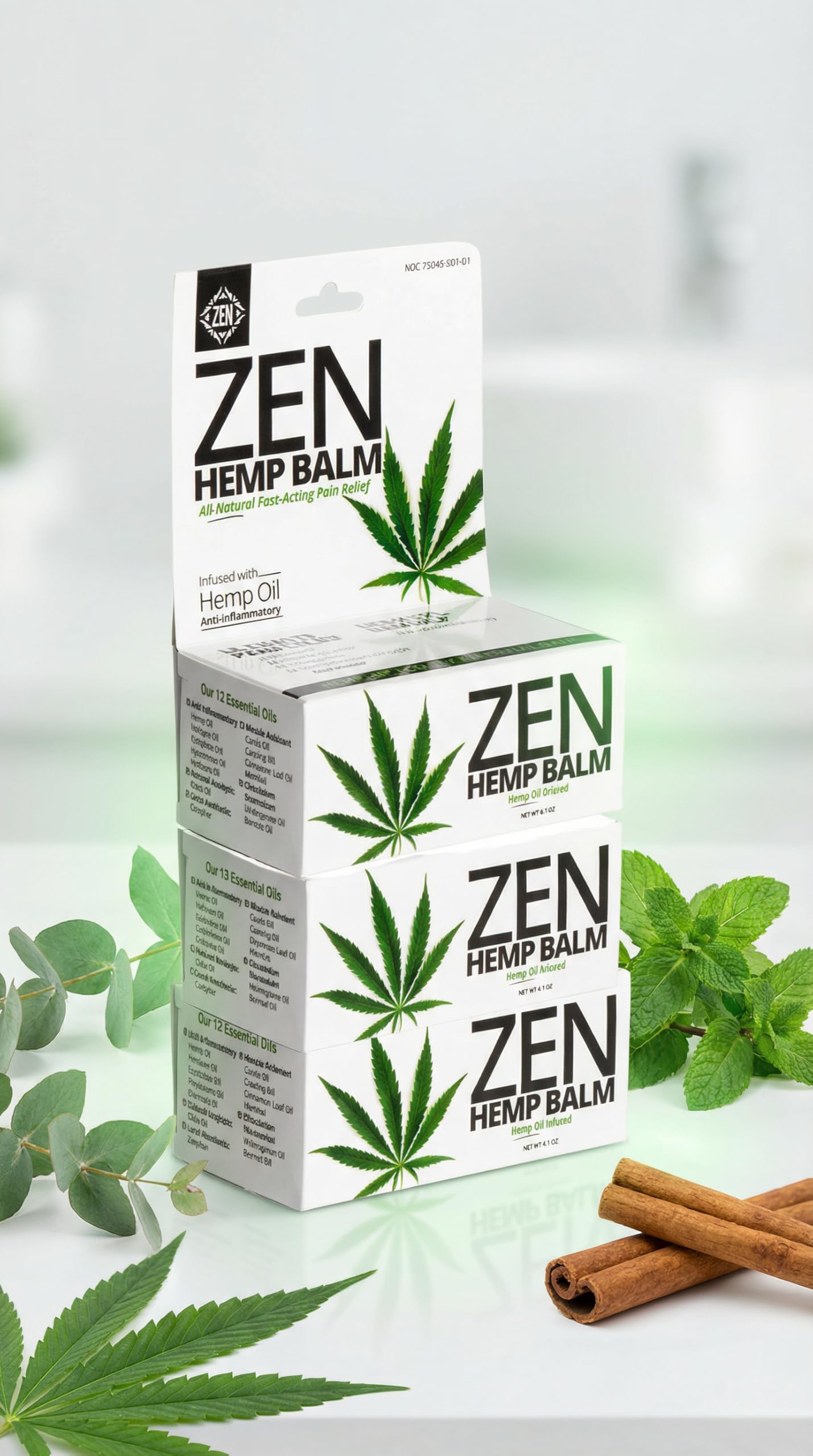 ZEN Hemp Balm – Concentrated Plant-Based Topical Balm – 0.7 oz ZENAu supplements