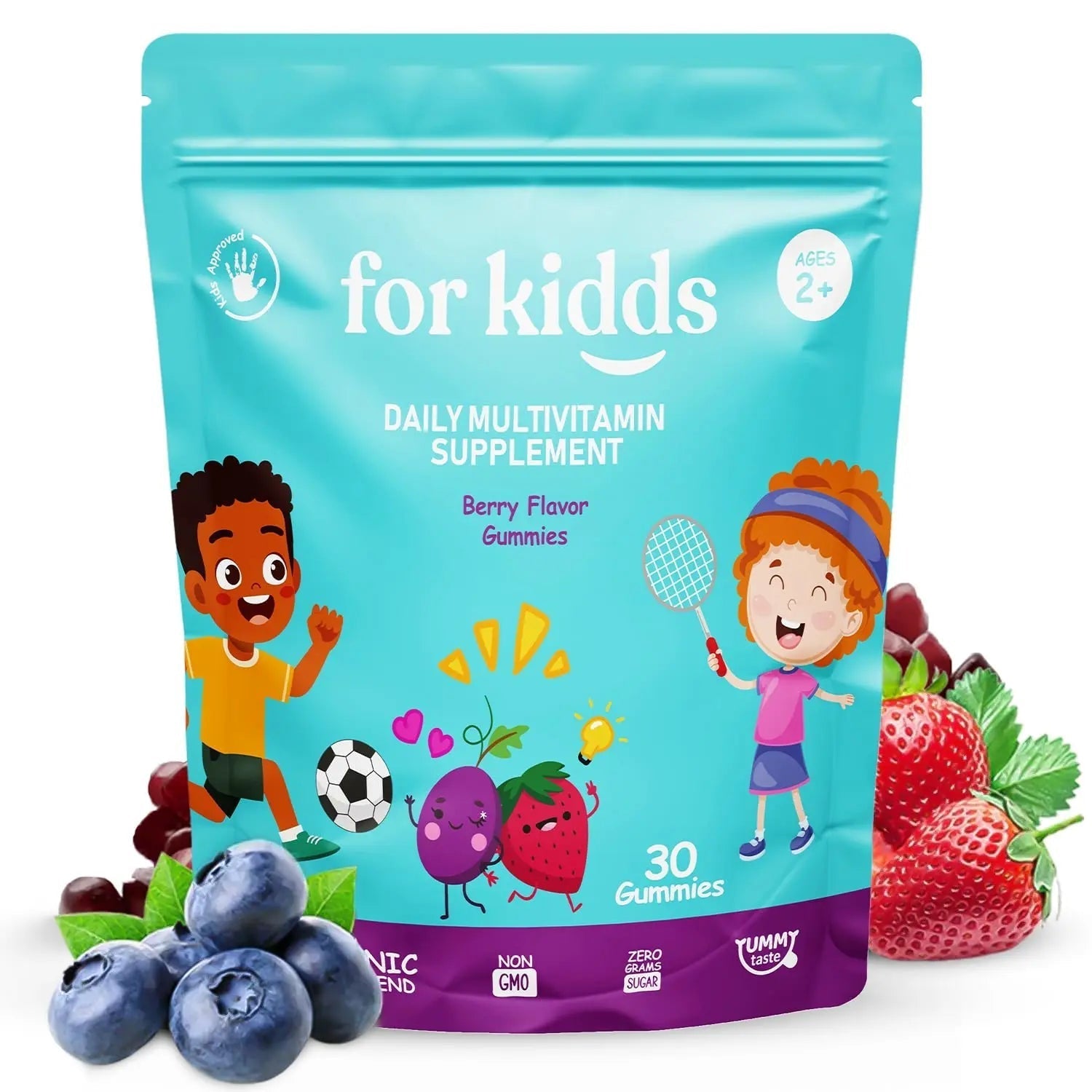 ZettoA Daily Multivitamins for Kids Ages 2+, Berry Gummies with 11 Essential Vitamins & Minerals for Immune Support ZettoAAu supplements