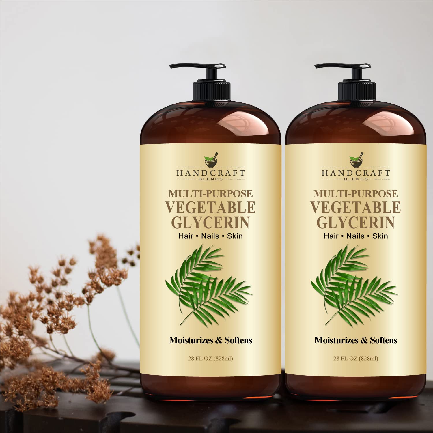 Handcraft Blends Vegetable Glycerin for Skin and Hair 28 oz - Pure Vegetable Glycerin Liquid Handcraft BlendsAu supplements