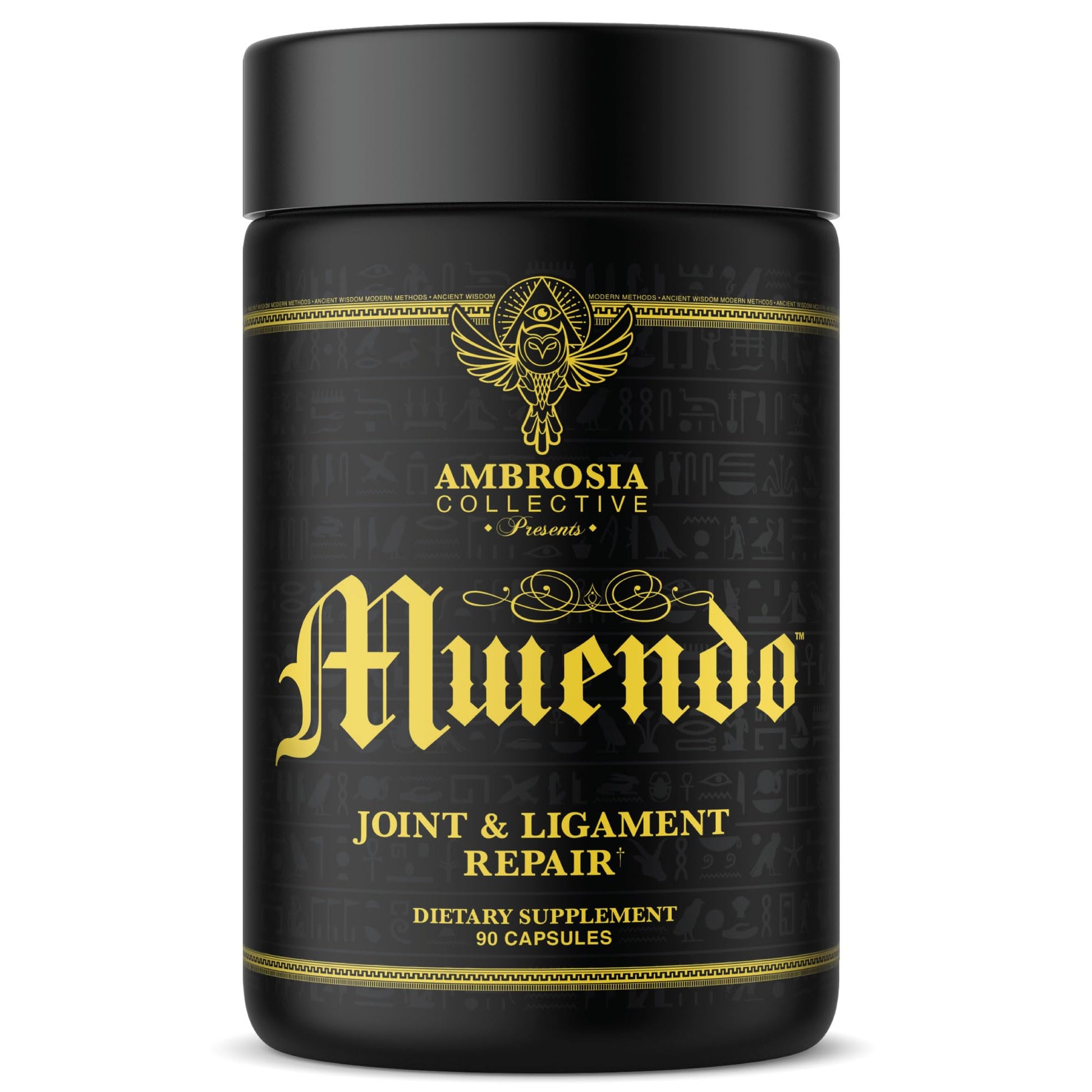 Ambrosia Mwendo - Joint & Ligament Repair | Strengthen Tendons & Increase Soft Tissue Extensibility | Muscle Soreness, & Recovery Time with BioCell Collagen | 90 Veggie Capsules AmbrosiaAu supplements