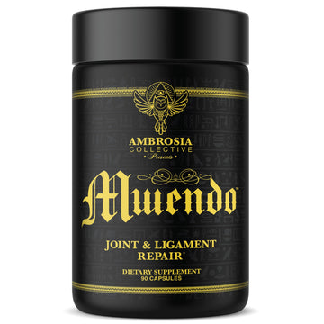 Ambrosia Mwendo - Joint & Ligament Repair | Strengthen Tendons & Increase Soft Tissue Extensibility | Muscle Soreness, & Recovery Time with BioCell Collagen | 90 Veggie Capsules AmbrosiaAu supplements