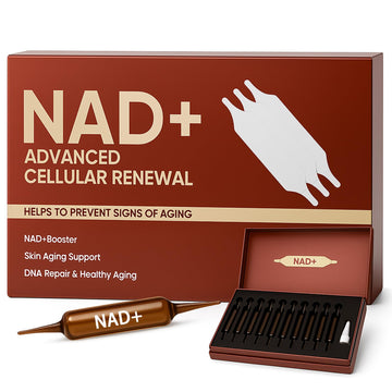 NAD Advanced Cellular Renewal - 1200mg NAD Supplement for Skin Aging Support Energy & Focus - 10 Vials (1) ARSYCHLLAu supplements