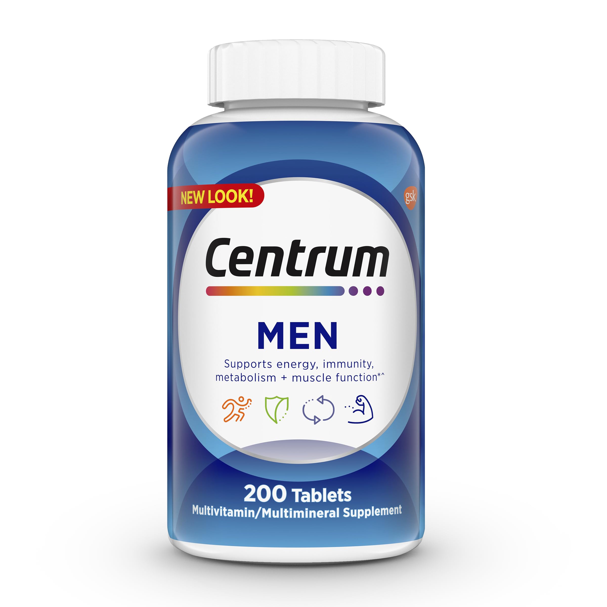 Centrum Multivitamin for Men, Multivitamin/Multimineral Supplement with Vitamin D3, B Vitamins and Antioxidants CentrumAu supplements