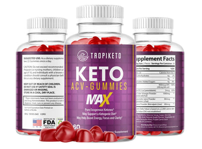 Fitness InspireWays TropiKeto Max Gummies - Tropi Keto ACV Max Gummies - Tropi Keto Fitness InspireWaysUS supplements
