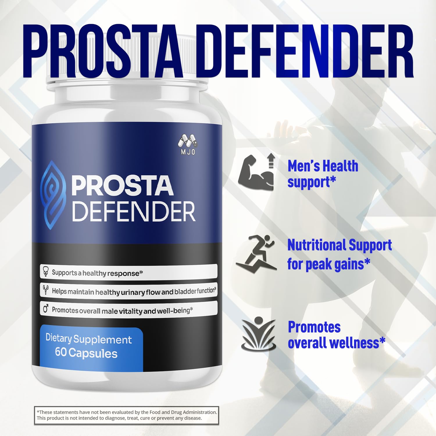 (3 Pack) Prosta Defender Capsules, Official Prostadefender Pills with All Natural Ingredients, Advanced Overall Health and Wellness Supplement, Natural Maximum Strength Vitamin Formula (180 Capsules) MJOAu supplements