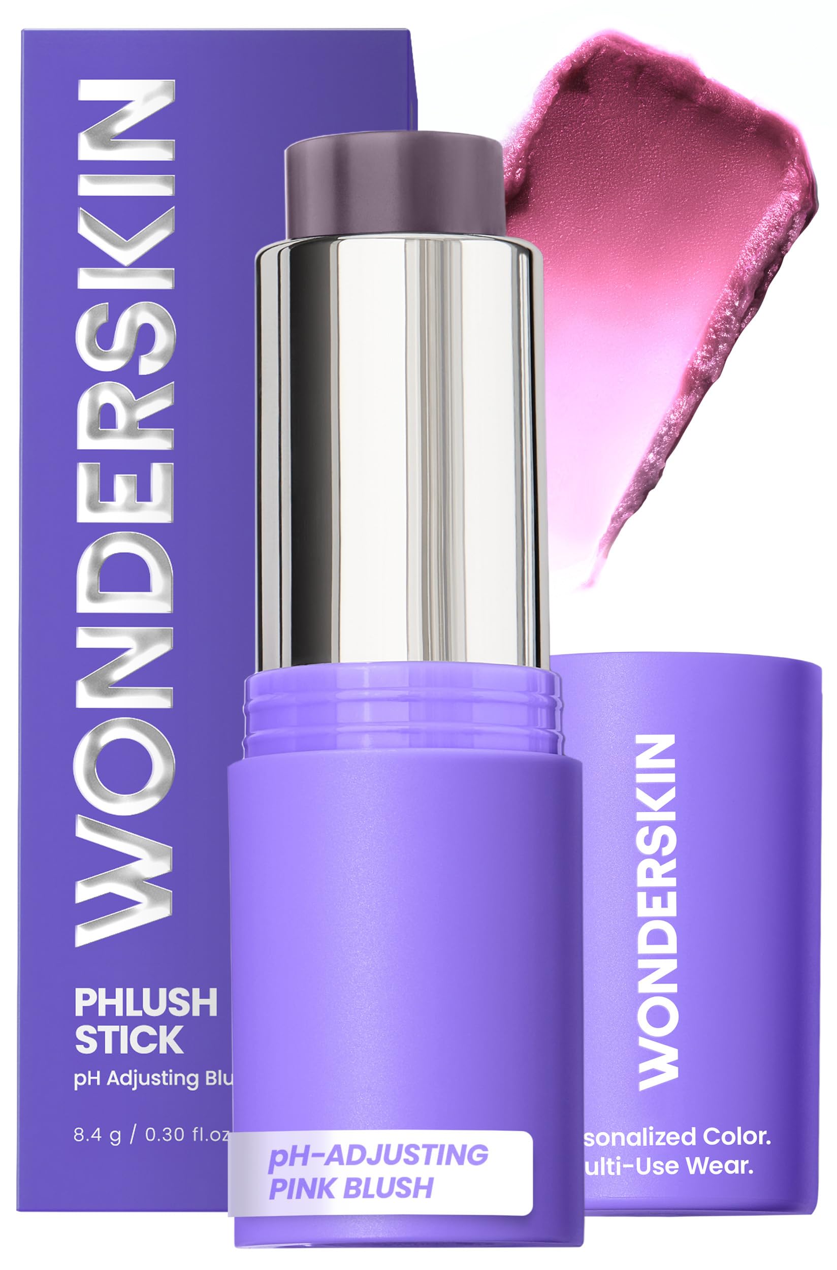 Wonderskin Cream Blush Stick pH-Activated - pHlush Stick Multi-Use, Blush for Cheeks and Lips, Cooling Nourishing Color-Adjusting Makeup WonderskinAu supplements