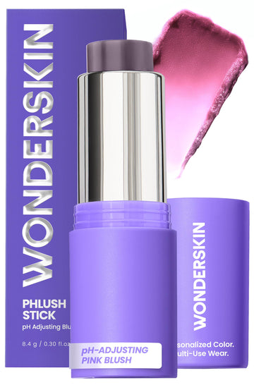 Wonderskin Cream Blush Stick pH-Activated - pHlush Stick Multi-Use, Blush for Cheeks and Lips, Cooling Nourishing Color-Adjusting Makeup WonderskinAu supplements