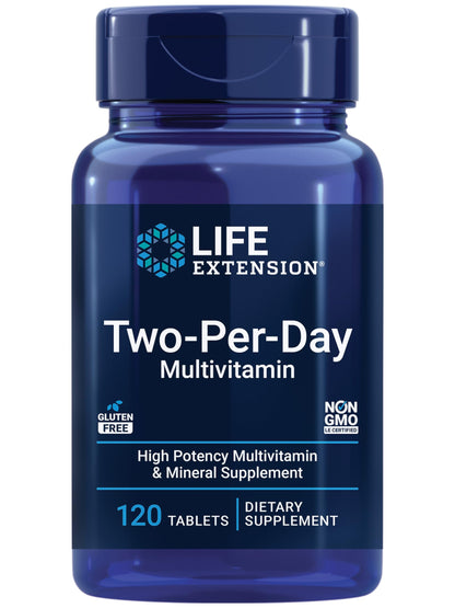 Life Extension Two-Per-Day Multivitamin - Packed with Over 25 Vitamins, Minerals & Extracts -Vitamins B6, C, D - Zinc - Two-Month Supply Life ExtensionUS supplements