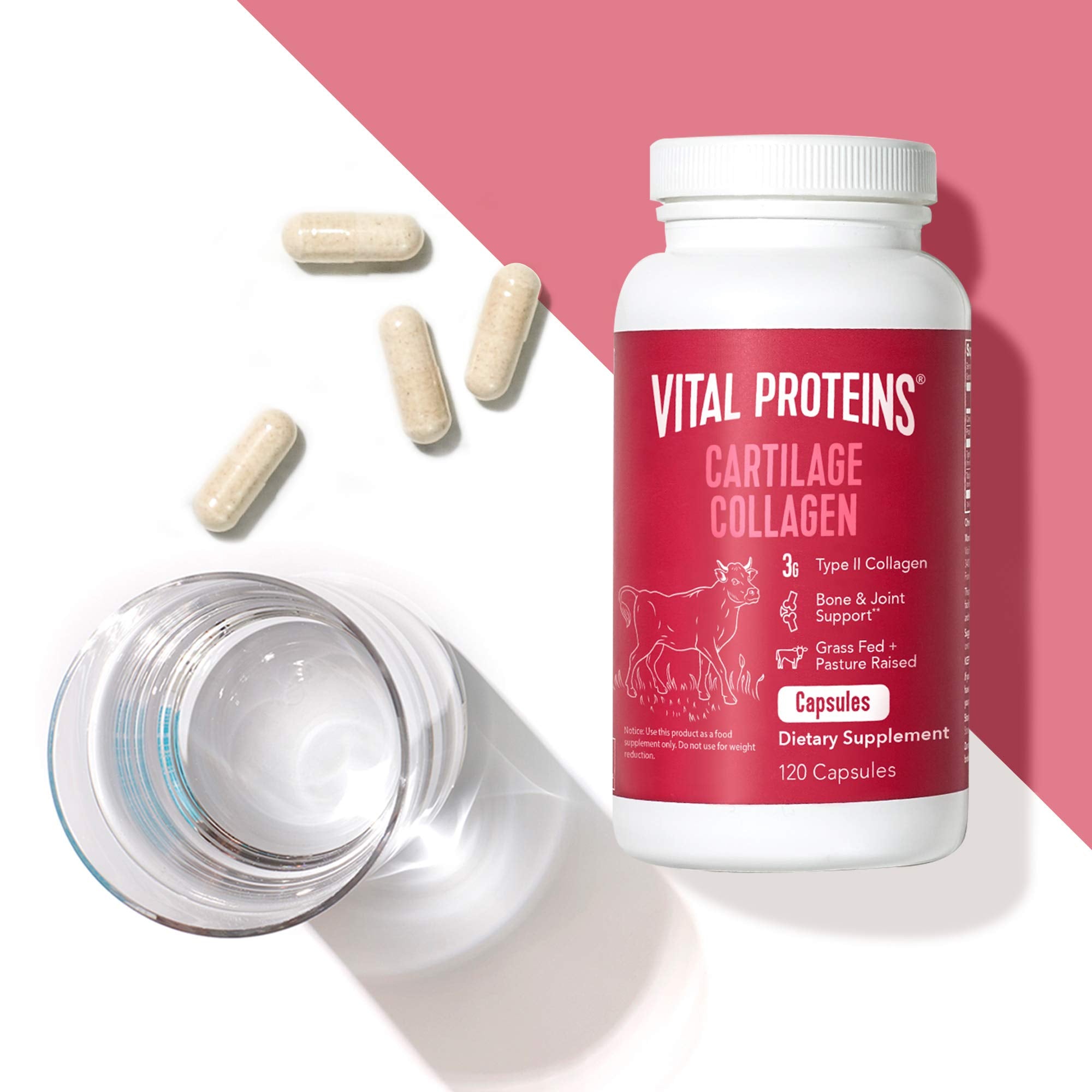 Vital Proteins Collagen Peptides Powder 19.3oz+ Collagen Pills, Type II Vital ProteinsUS supplements