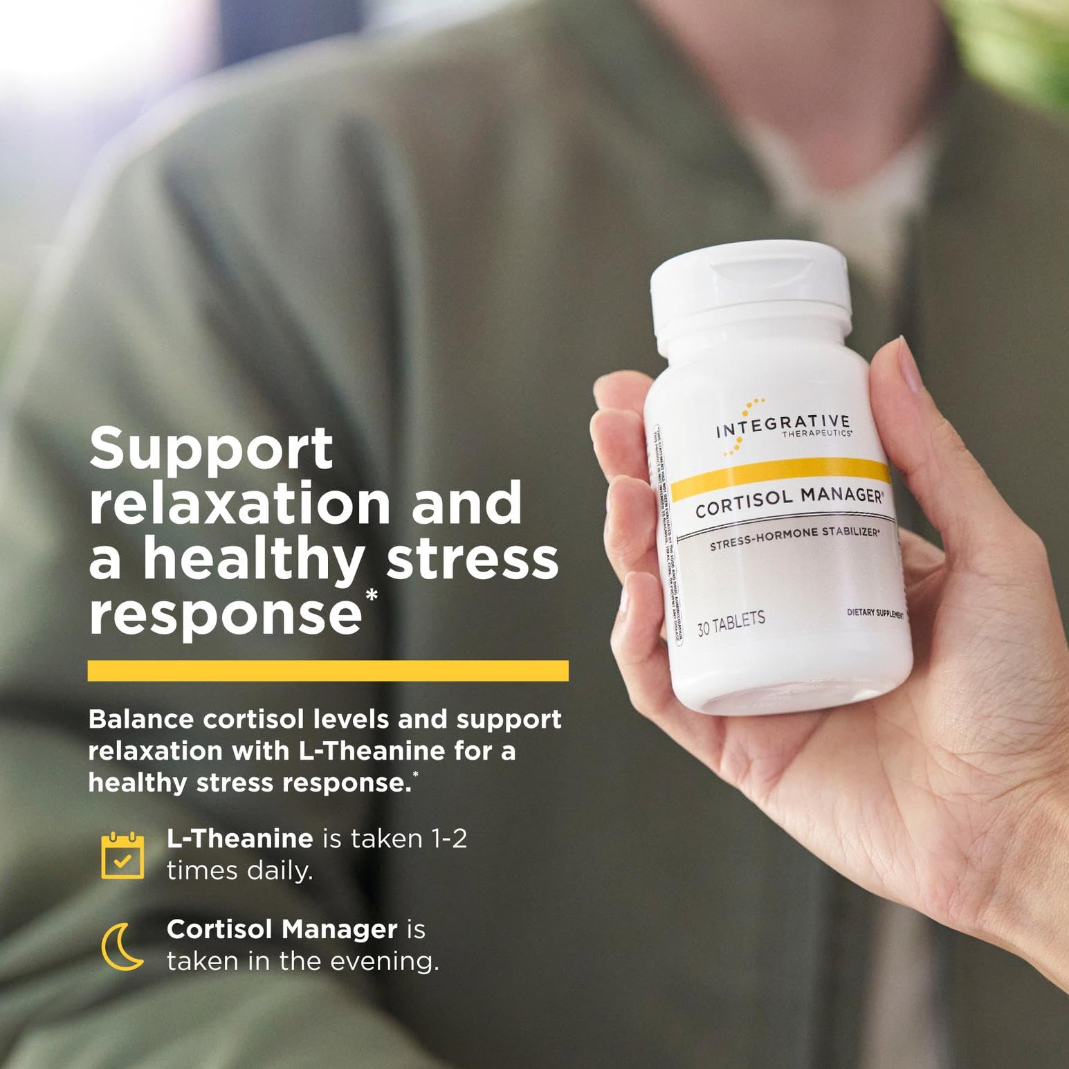 Integrative Therapeutics Cortisol Manager & L-Theanine Integrative TherapeuticsAu supplements