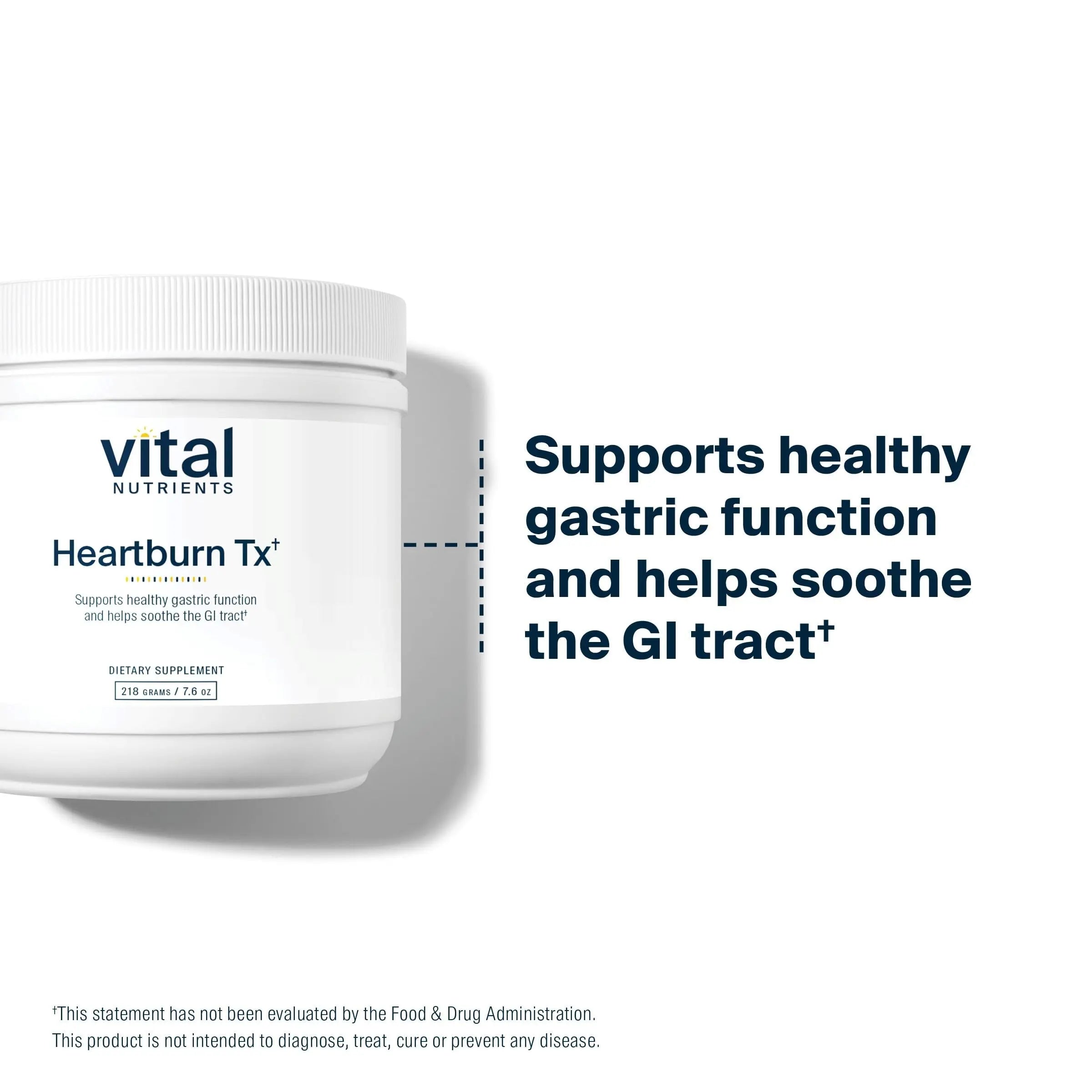 Vital Nutrients Digest Ease (Formerly Heartburn Tx) - Occasional Heartburn & Indigestion Relief - Supports Healthy GI Function & Helps Soothe GI Tract - Gluten, Dairy, Soy Free - Non-GMO - 50 Servings Vital Nutrientsnz supplements
