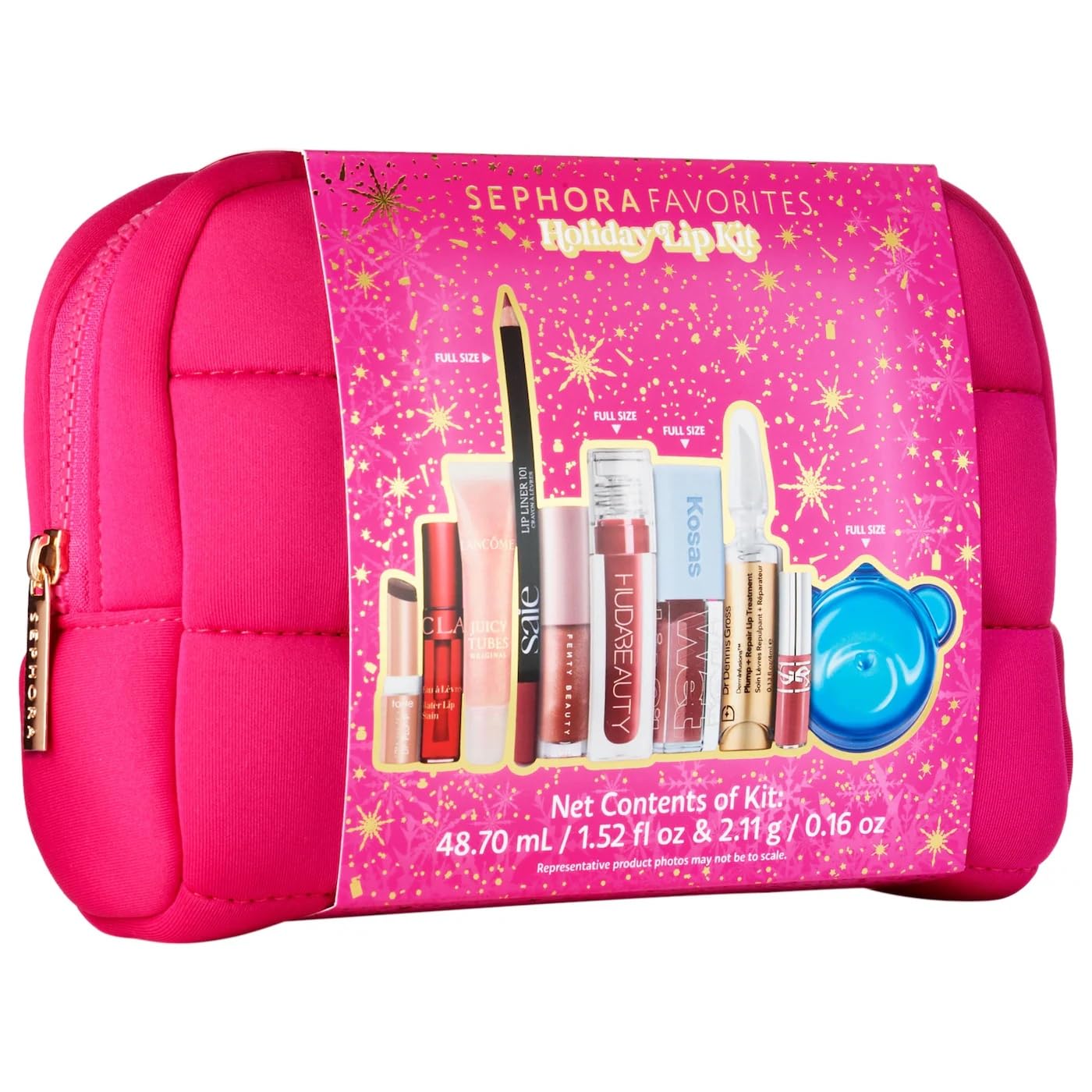 Sephora Holiday Lip Value Set: 10-Piece Lip Gloss, Liner, Oil & Treatment Collection with Kosas, Saie, Fenty Beauty & More SEPHORAAu supplements