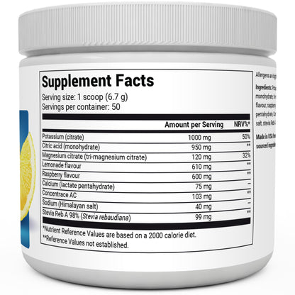 Dr. Berg Electrolyte Powder - Electrolyte Drink Supplements with 1000mg Potassium Dr. Berg NutritionalsUS supplements