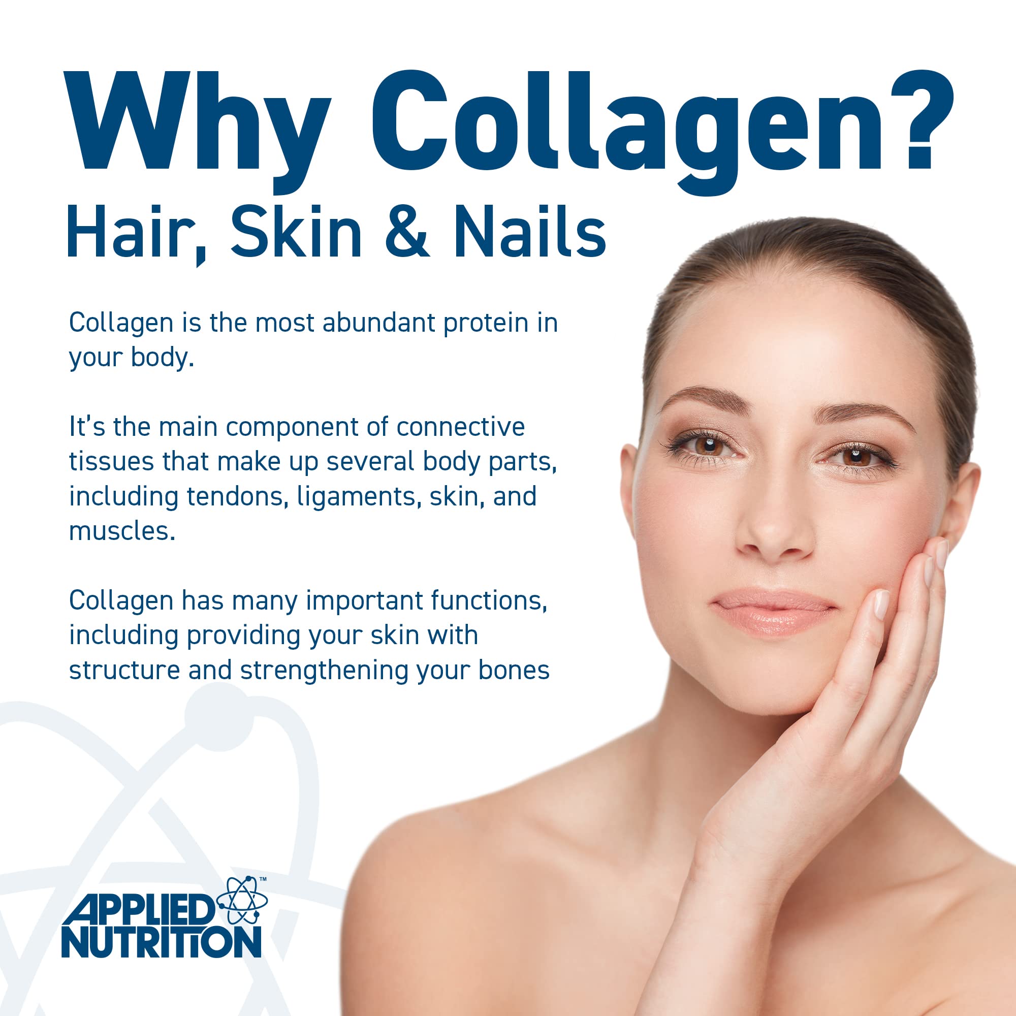 Applied Nutrition Marine Collagen Powder - Hydrolysed Collagen Protein, Healthy Skin, Hair, Nails Applied NutritionAu supplements