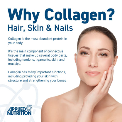Applied Nutrition Marine Collagen Powder - Hydrolysed Collagen Protein, Healthy Skin, Hair, Nails Applied NutritionUS supplements