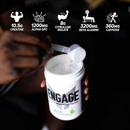 FINAFLEX Engage Pre Workout, Loaded Lemon - Train Harder, Longer & Stronger FINAFLEXUS supplements