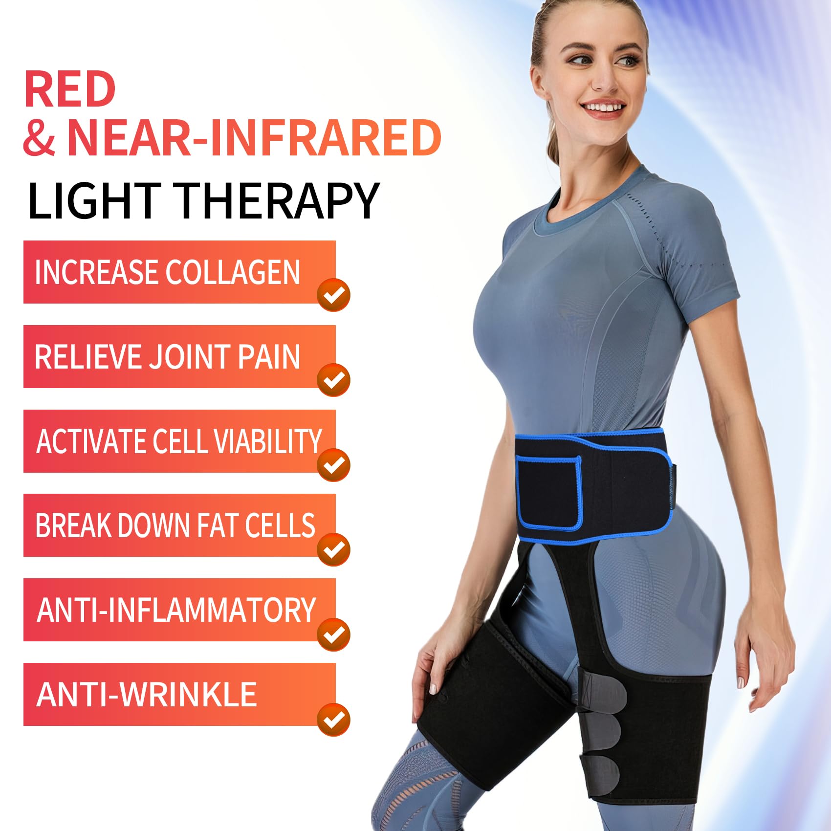 Red Light Therapy Belt, Infrared Light Therapy Red Light Therapy Device, Infrared Light Therapy Wrap LoqumloiAu supplements