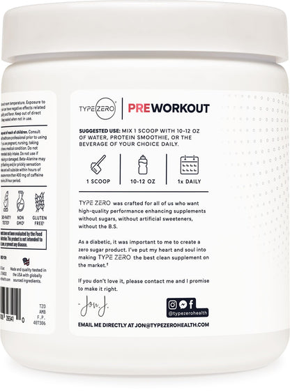 Type Zero AminoBurn (Watermelon Flavored) - Vegan Amino Acids BCAA Drink Sugar-Free Energy Drink Powder & Amino Acids Supplement - Natural Energy Type ZeroUS supplements